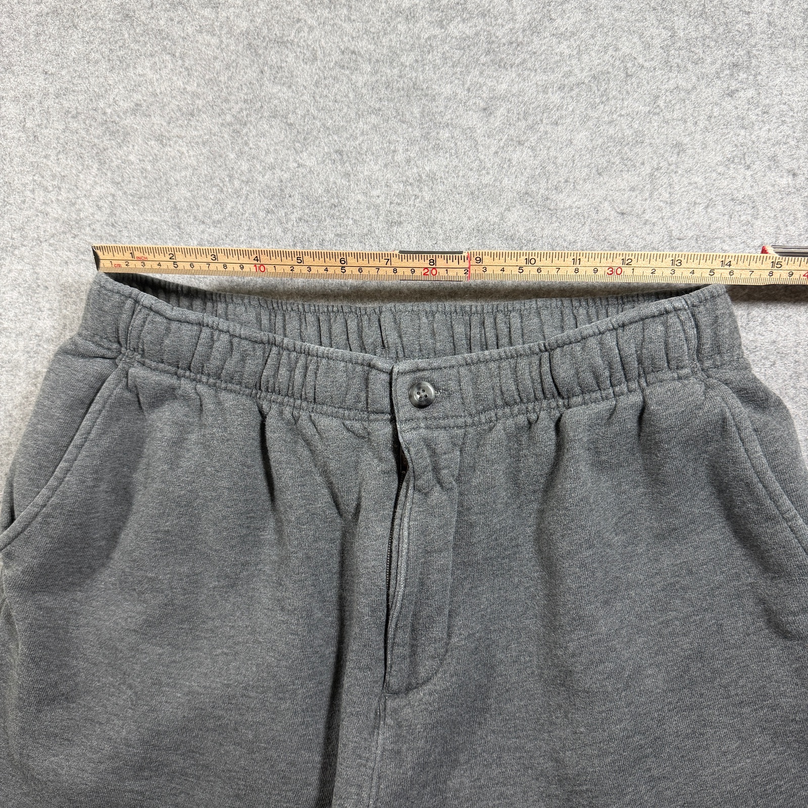 L.L.Bean Heavyweight Sweatpants Mens M Gray Cotton Fleece Drawstring Lounge thumbnail 7