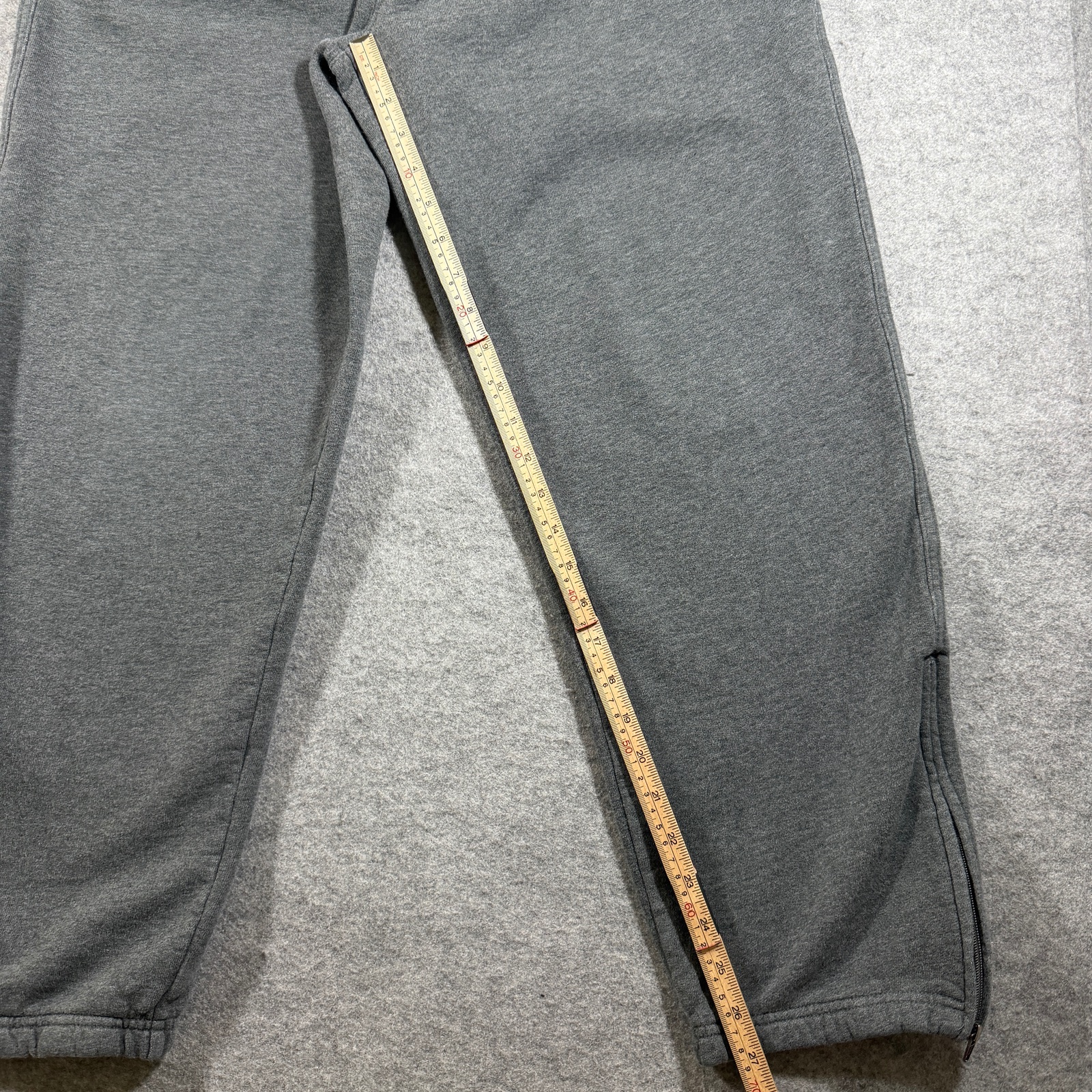 L.L.Bean Heavyweight Sweatpants Mens M Gray Cotton Fleece Drawstring Lounge thumbnail 8