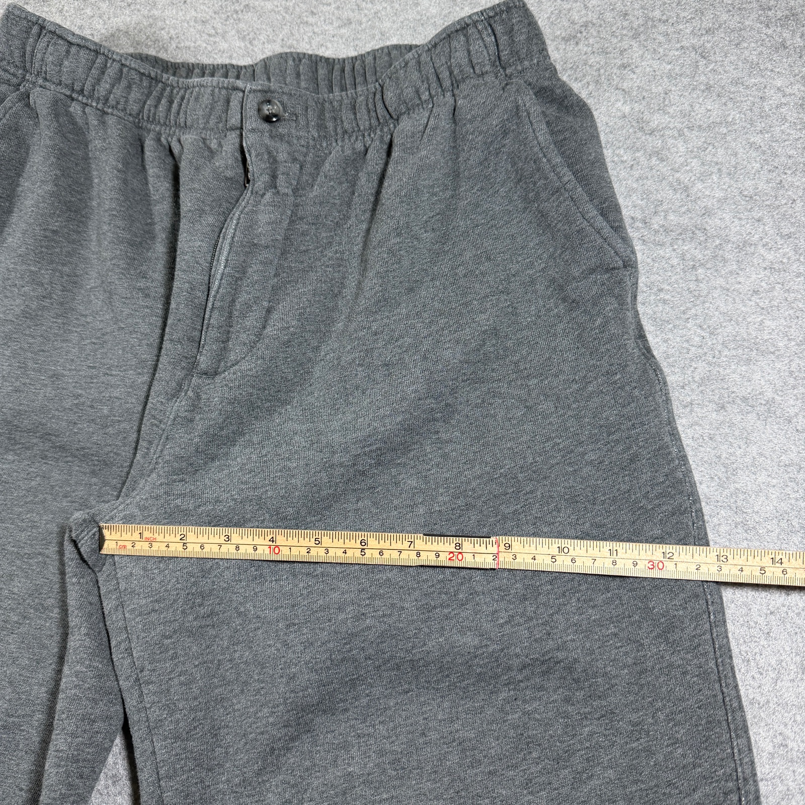 L.L.Bean Heavyweight Sweatpants Mens M Gray Cotton Fleece Drawstring Lounge thumbnail 10