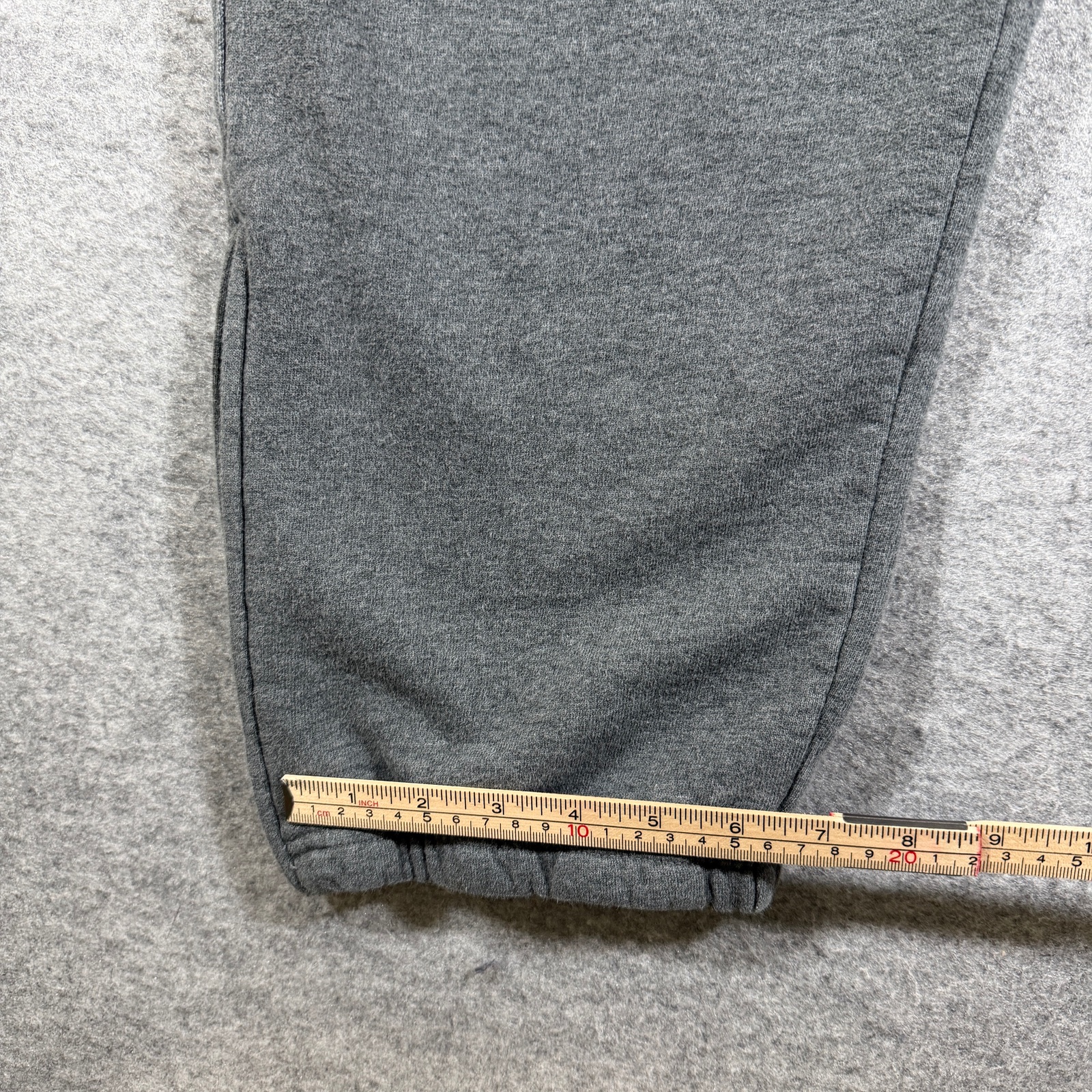 L.L.Bean Heavyweight Sweatpants Mens M Gray Cotton Fleece Drawstring Lounge thumbnail 11