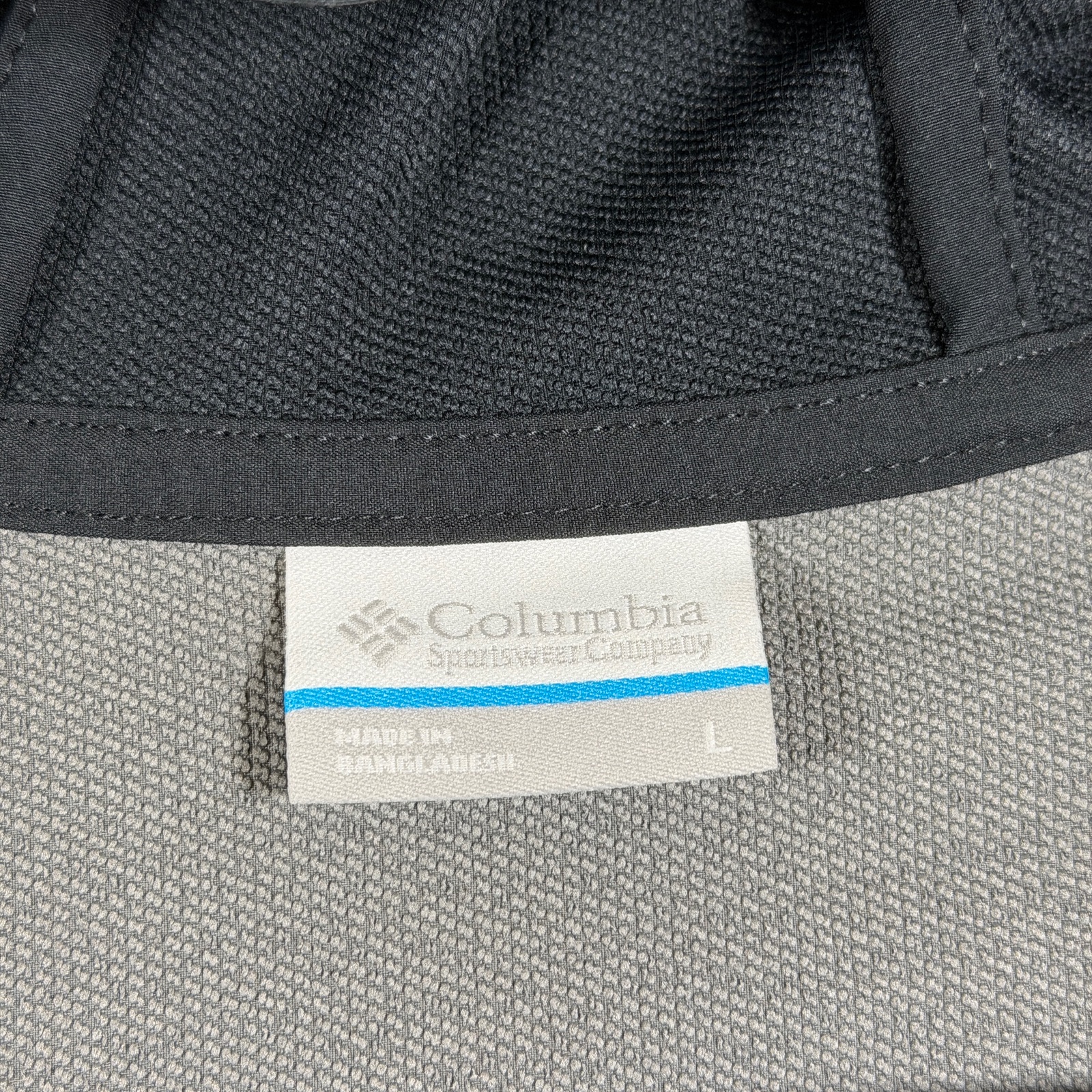Columbia Omni-Shield Softshell Jacket Mens L Gray Hooded Full Zip Hiking Outdoor thumbnail 3
