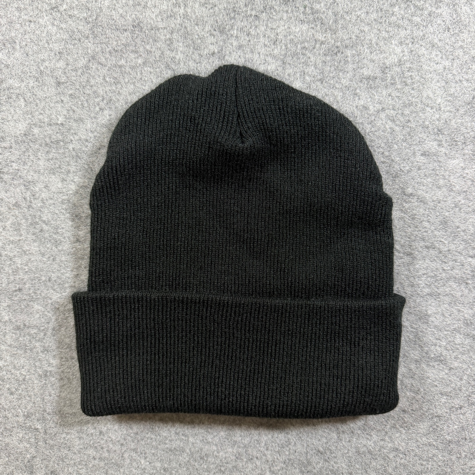 Carhartt Watch Hat Beanie Unisex OSFA Black Acrylic Knit Cuffed Logo Patch thumbnail 2