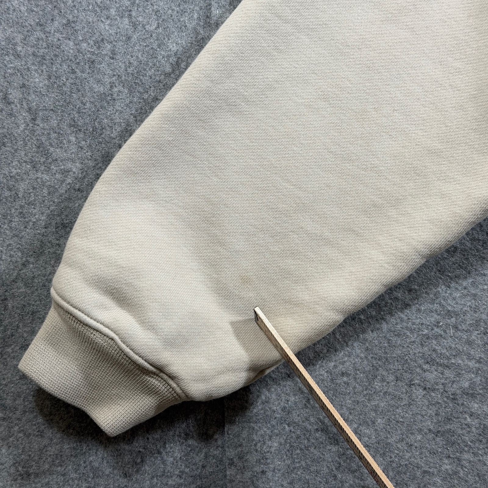 Adidas Originals Hoodie Womens XS Cream Maroon Colorblock Trefoil Half Zip thumbnail 5