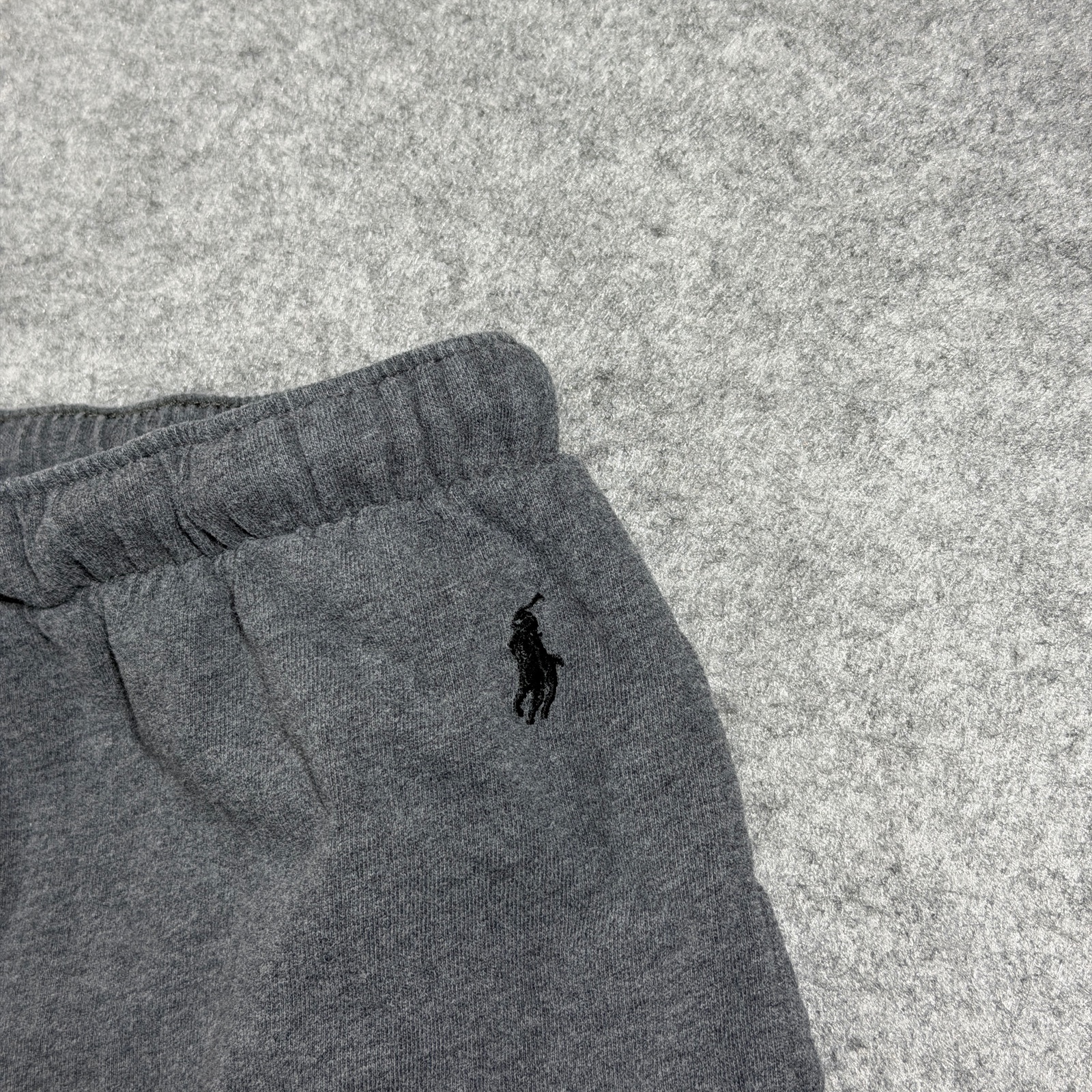 Polo Ralph Lauren Sweatpants Mens L Gray Cotton Pony Logo Lounge Drawstring thumbnail 5