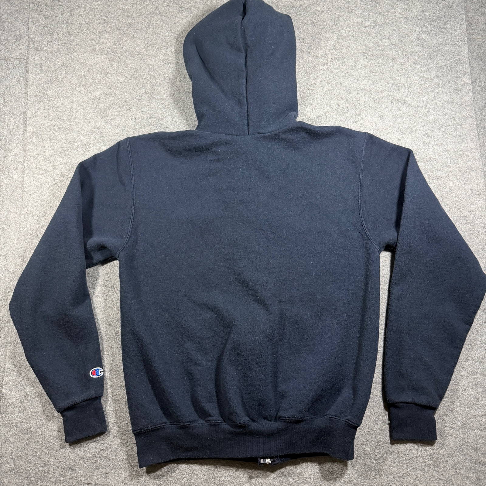 Champion Full Zip Hoodie Mens M Navy Belmont Bruins NCAA Embroidered Logo Fleece thumbnail 2
