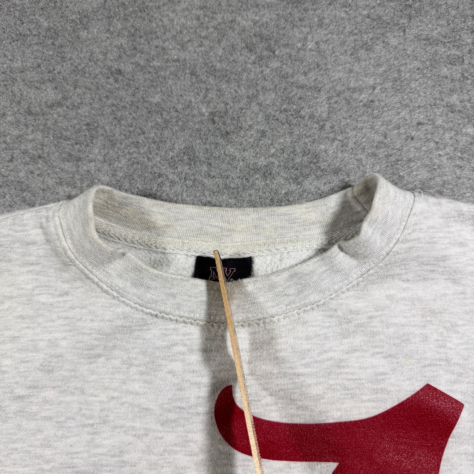 Vintage Alabama Crimson Tide Sweatshirt Mens L Gray Crewneck Cotton NCAA SEC thumbnail 4