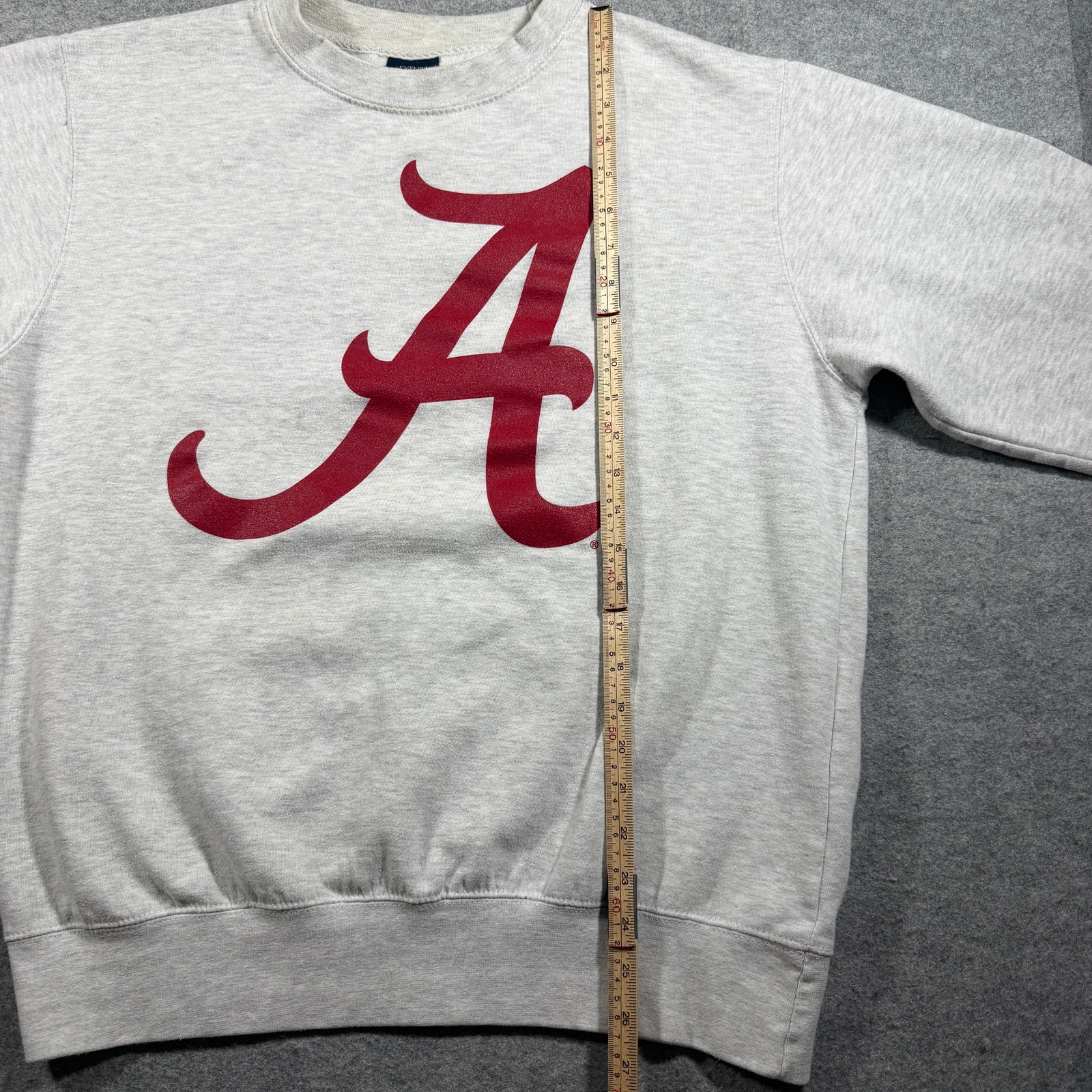 Vintage Alabama Crimson Tide Sweatshirt Mens L Gray Crewneck Cotton NCAA SEC thumbnail 6