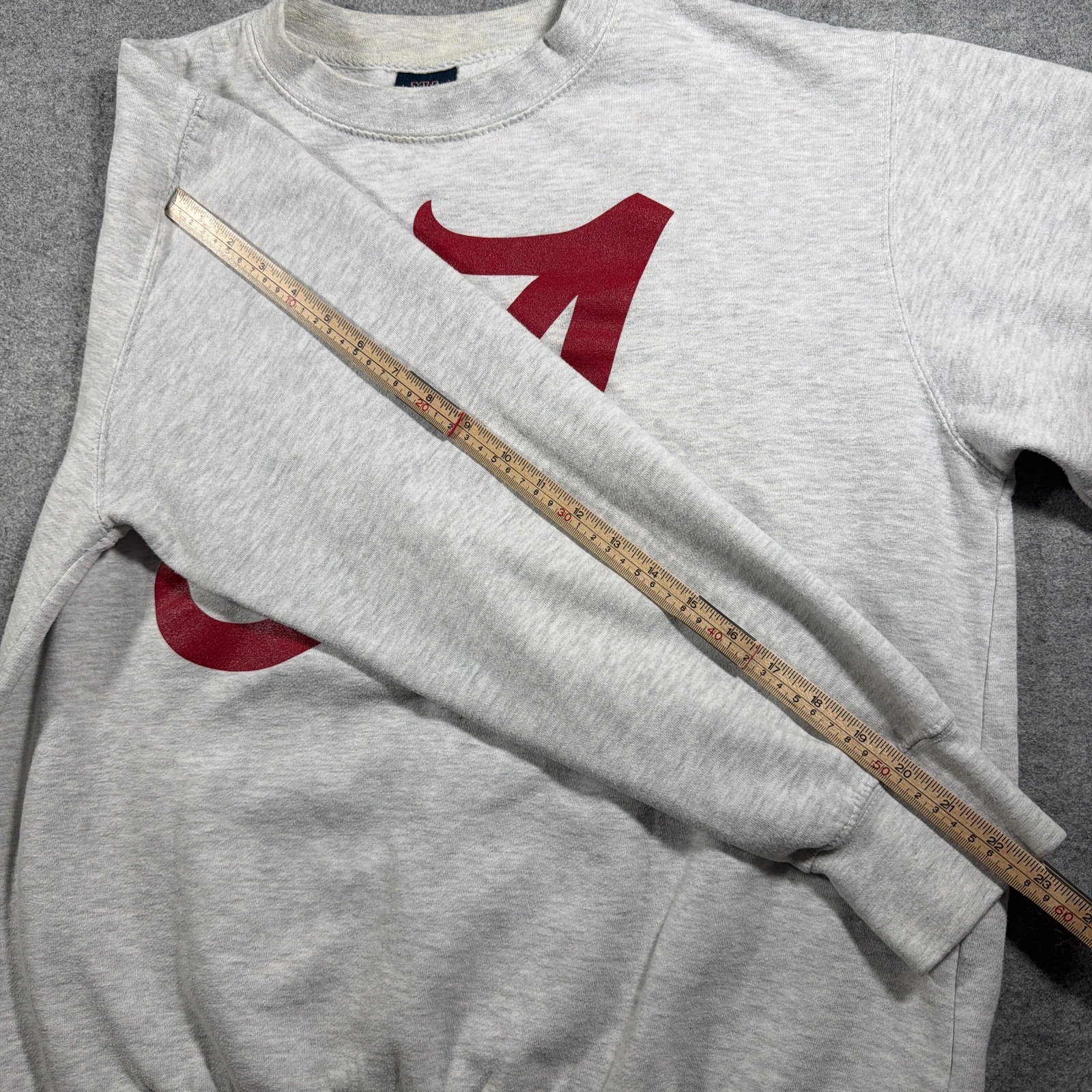 Vintage Alabama Crimson Tide Sweatshirt Mens L Gray Crewneck Cotton NCAA SEC thumbnail 8
