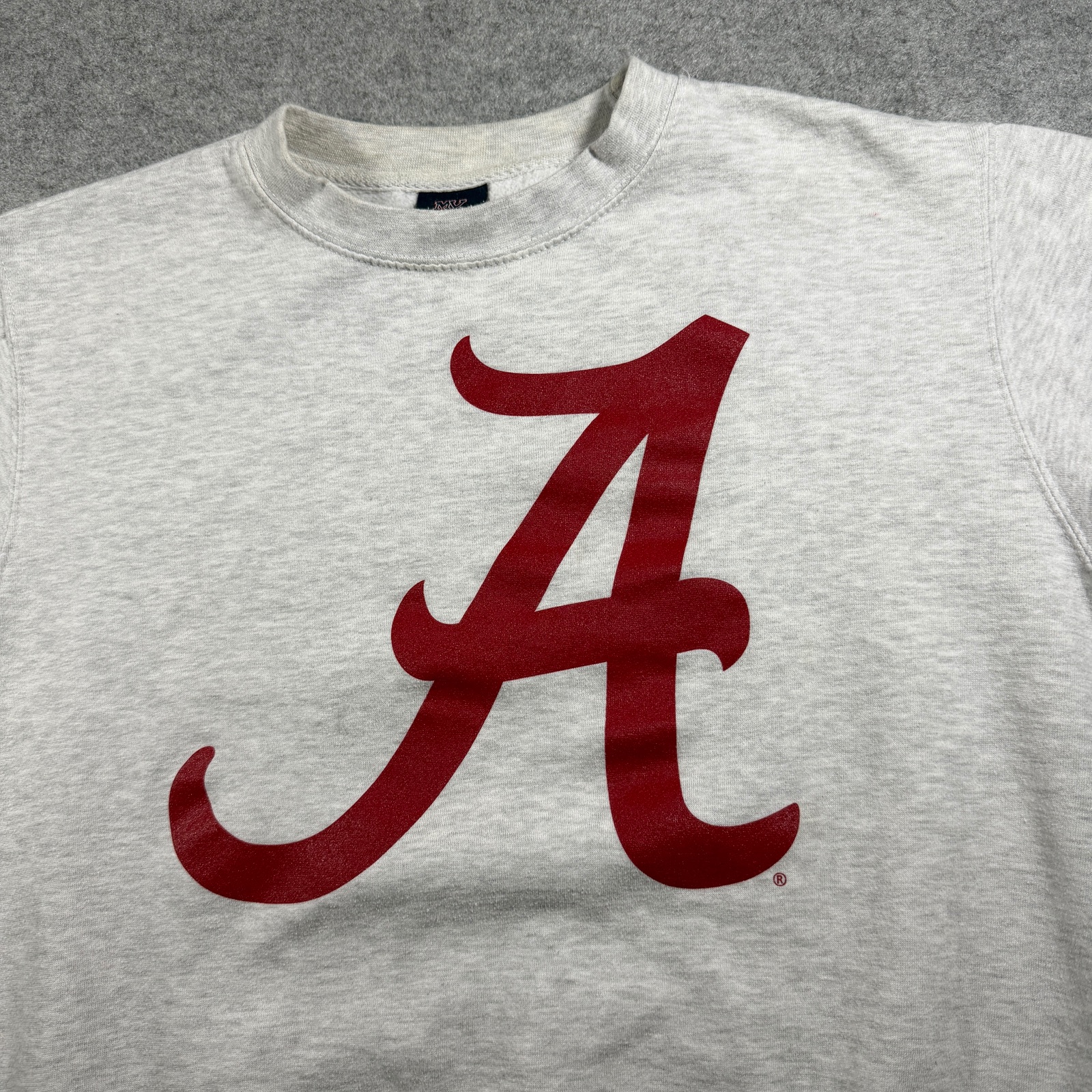 Vintage Alabama Crimson Tide Sweatshirt Mens L Gray Crewneck Cotton NCAA SEC thumbnail 9