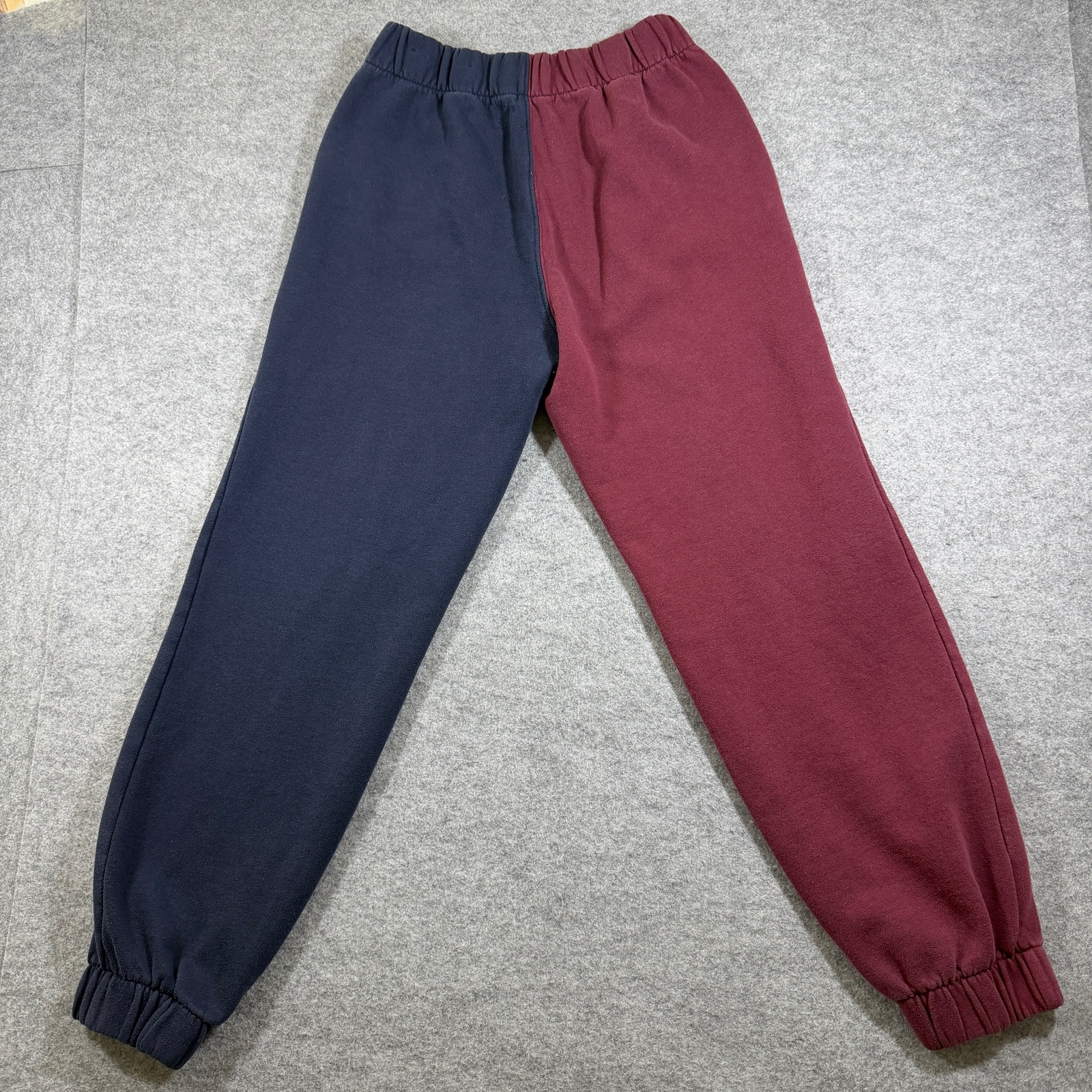 Hollister Joggers Womens XS Maroon Navy Color Block Santa Clara Sweatpants thumbnail 2