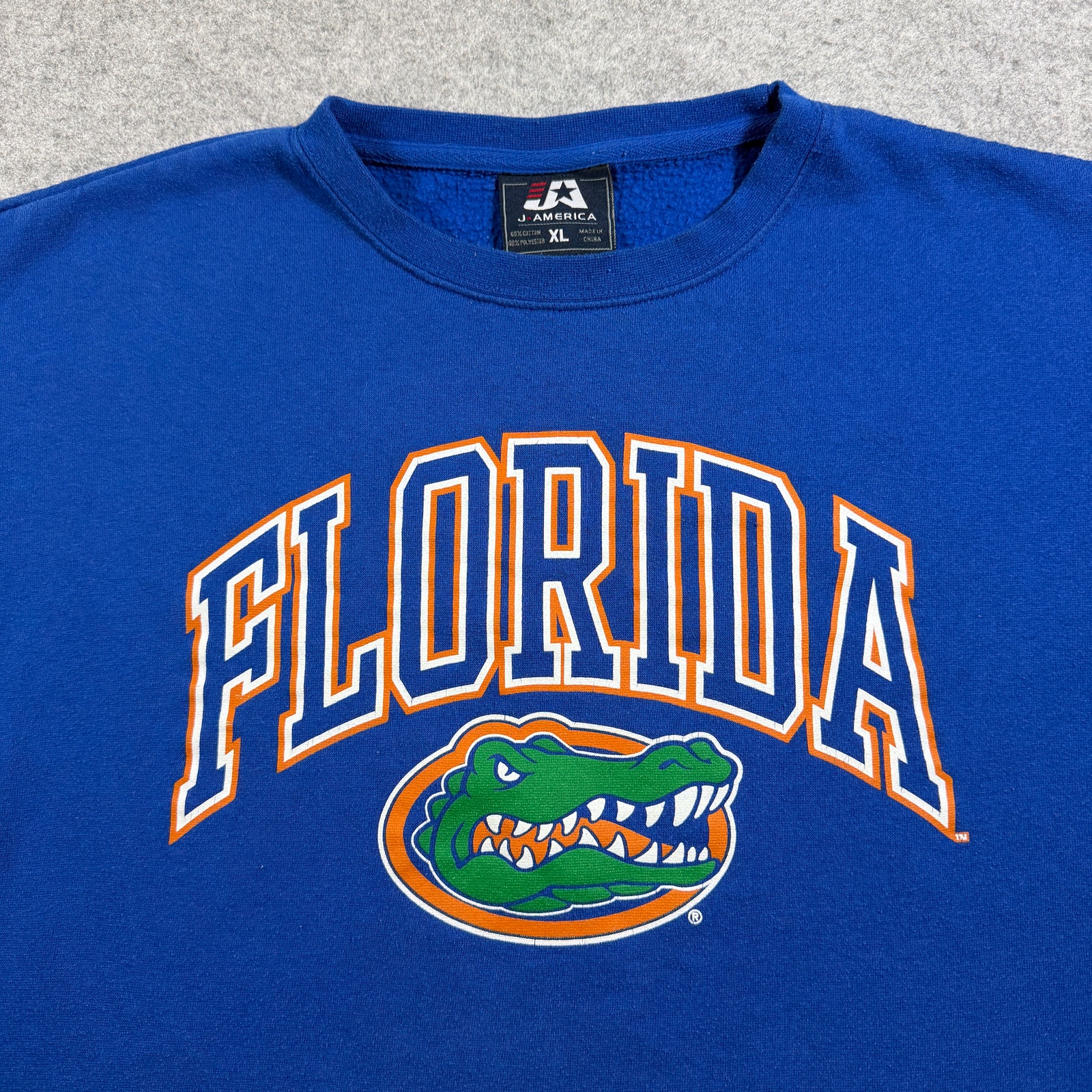 Vintage Florida Gators Sweatshirt Mens XL Blue Crewneck Graphic Print NCAA SEC thumbnail 9