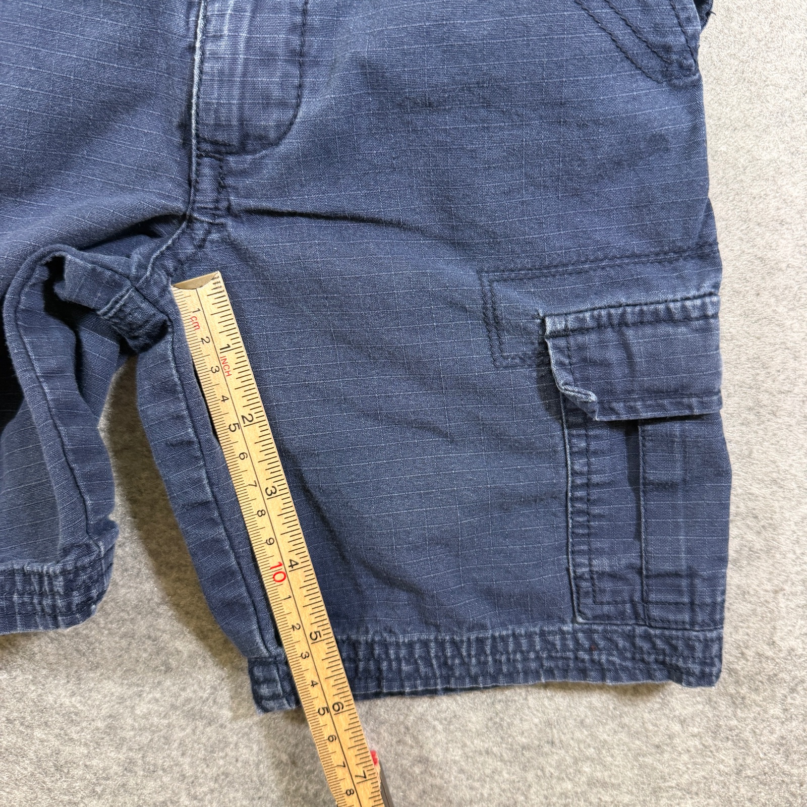 Polo Ralph Lauren Cargo Shorts Boys 5 Navy Blue Cotton Flap Pockets Casual thumbnail 7