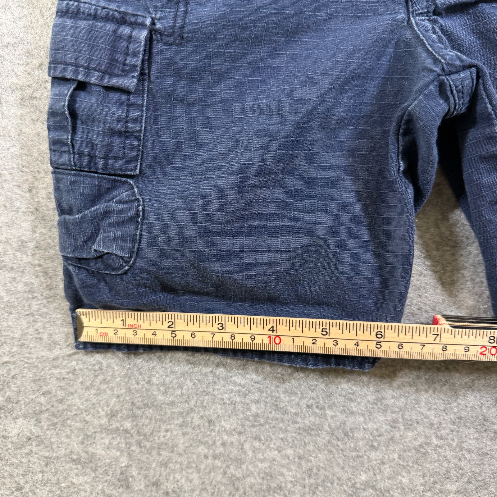 Polo Ralph Lauren Cargo Shorts Boys 5 Navy Blue Cotton Flap Pockets Casual thumbnail 9