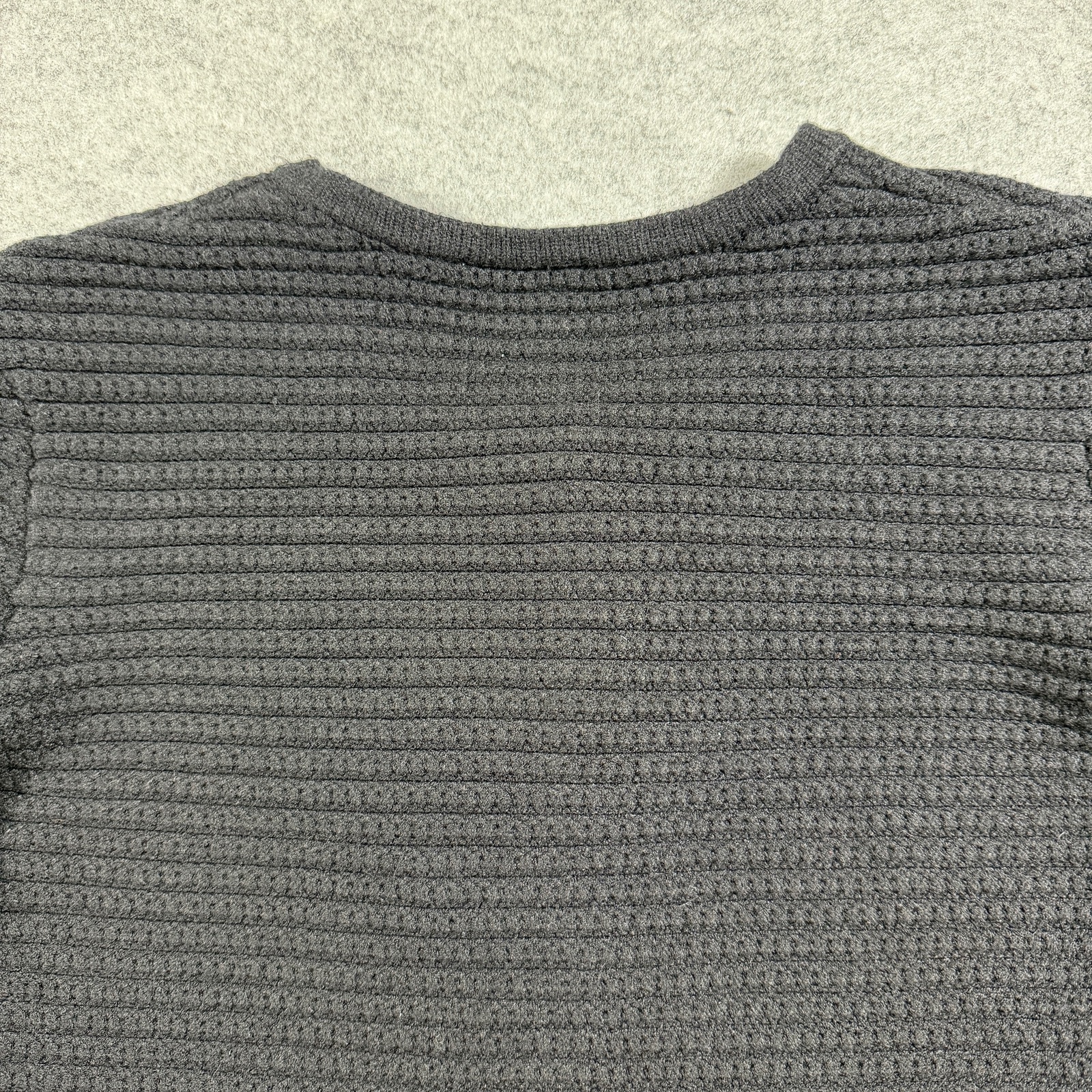 Joie Cardigan Sweater Womens L Black Ribbed Knit Crop Boxy Gold Button Preppy thumbnail 9