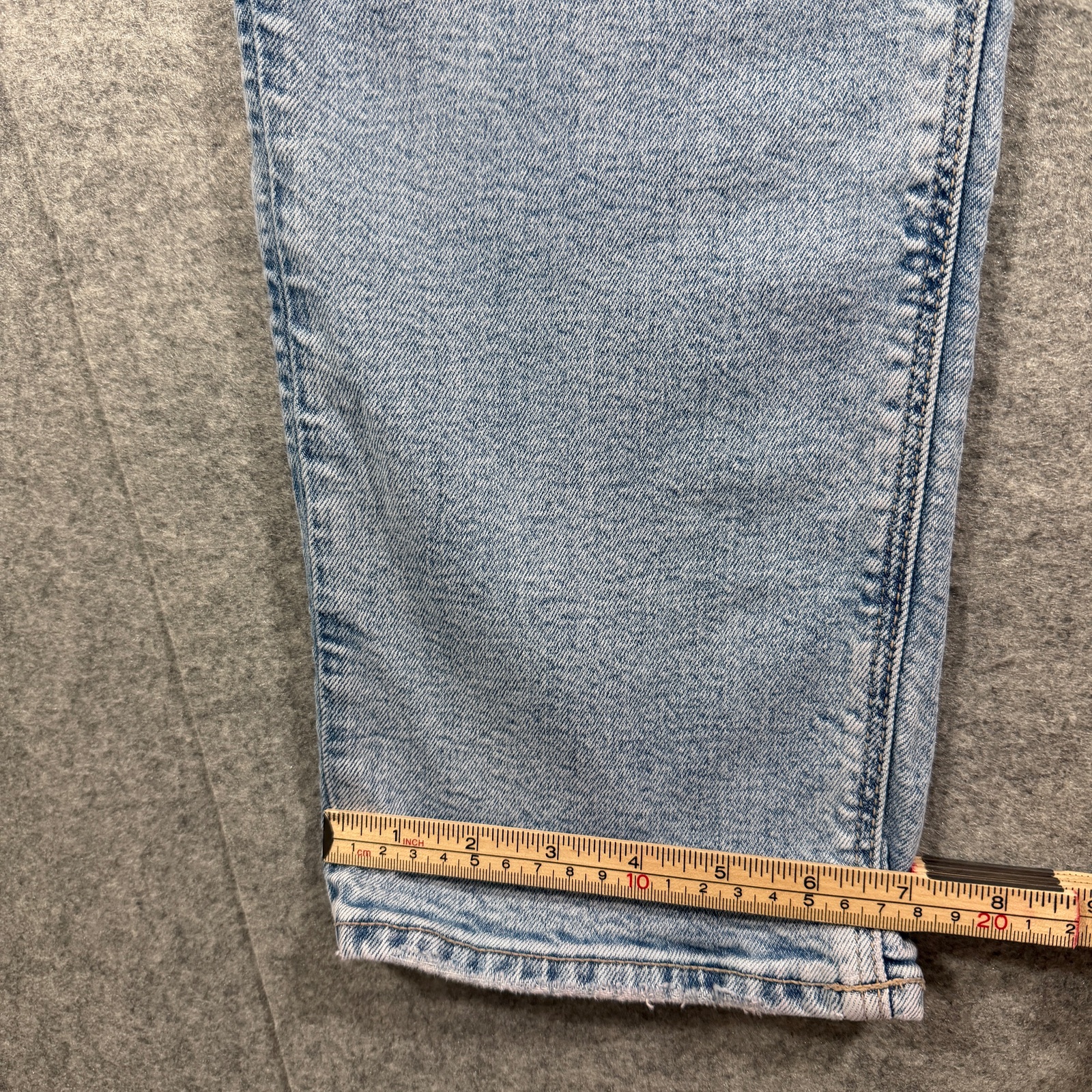 American Eagle 90s Boyfriend Jeans Womens 6 Regular Light Blue Highest Rise thumbnail 10