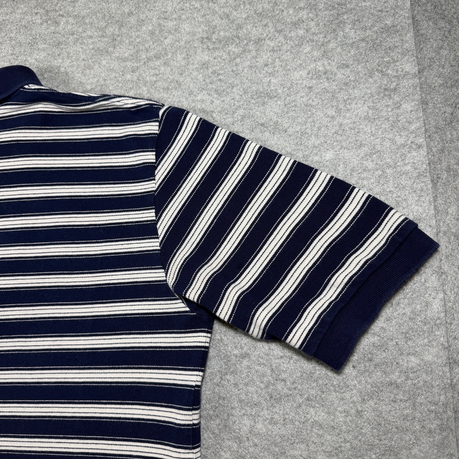 Vintage Polo Ralph Lauren Golf Polo Mens M Navy Striped 1999 US Open Pinehurst thumbnail 11