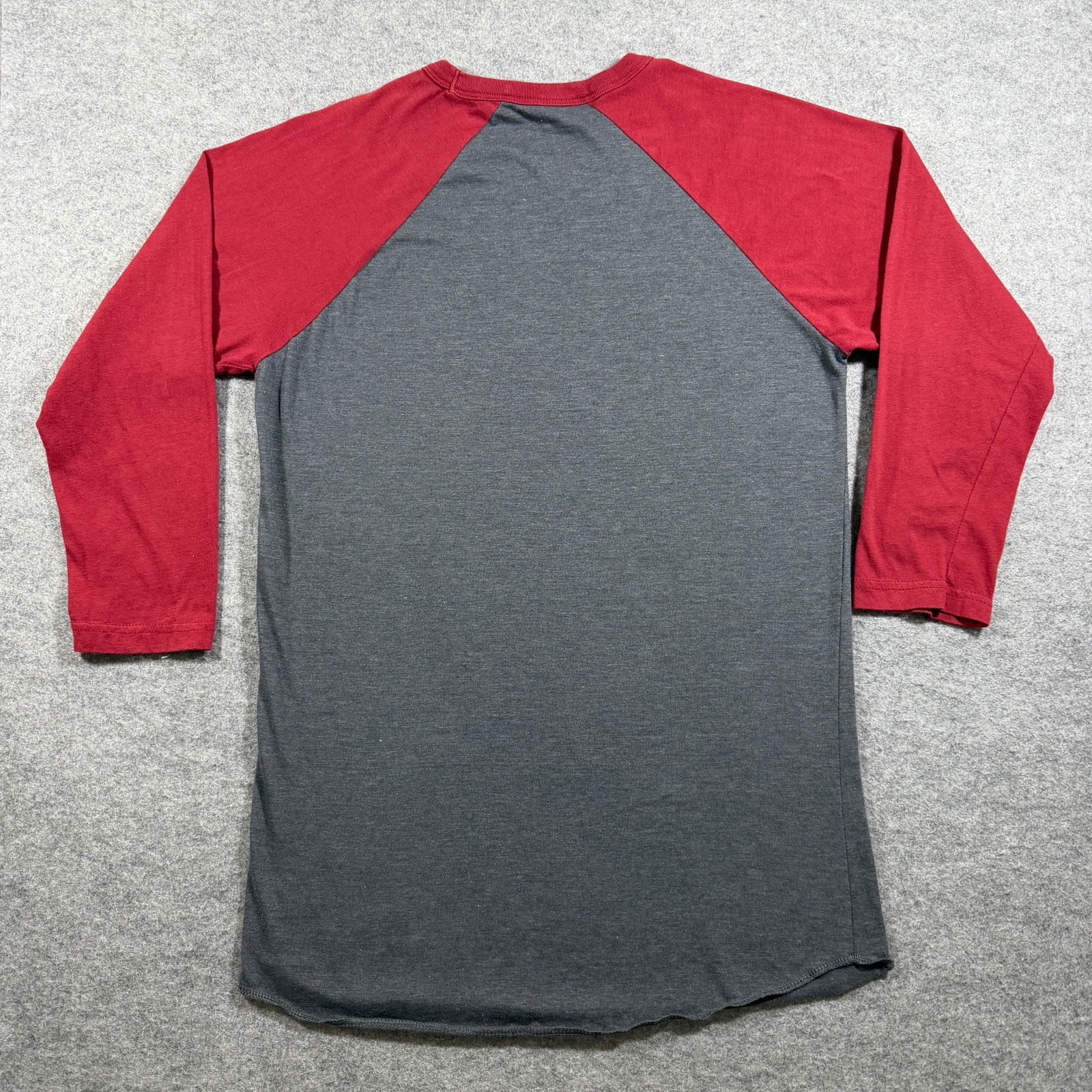 Alabama Crimson Tide Raglan T Shirt Womens S Gray Red 3/4 Sleeve NCAA SEC Sport thumbnail 2