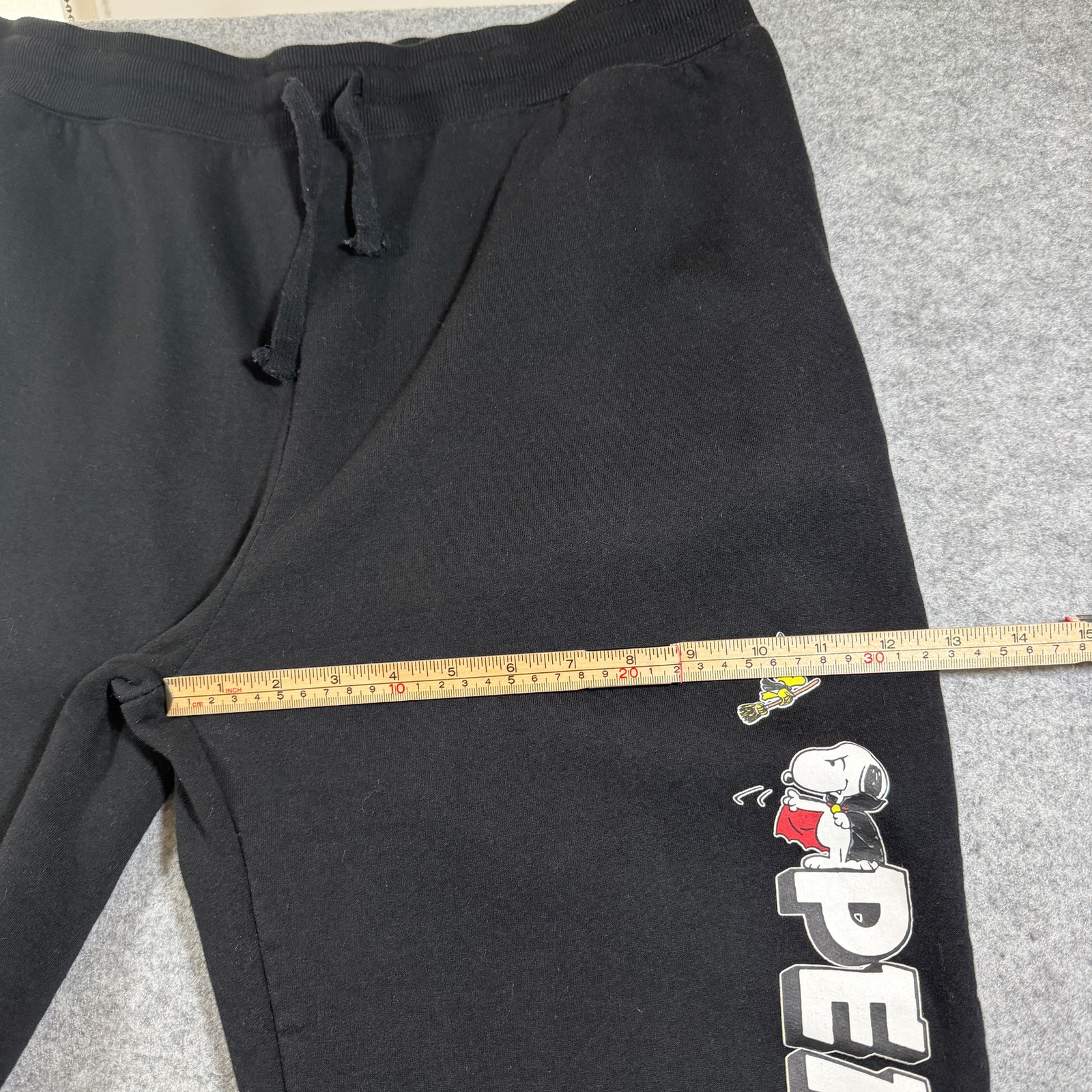 Peanuts Joggers Mens XXXL Black Halloween Graphic Sweatpants Cotton Blend thumbnail 8