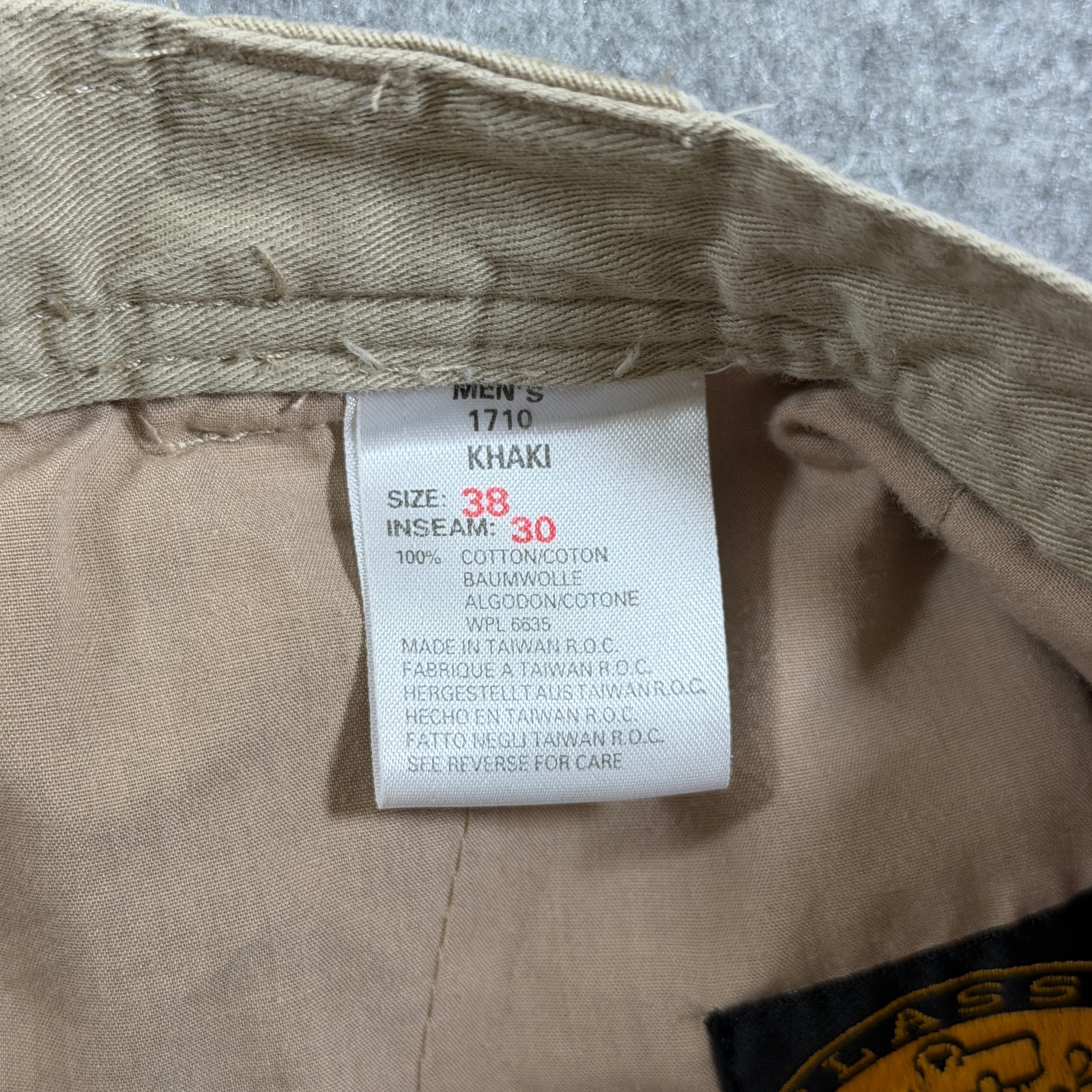 Woolrich Pants Mens 38x30 Khaki Pleated Front Cotton Chino Relaxed Fit Workwear thumbnail 5