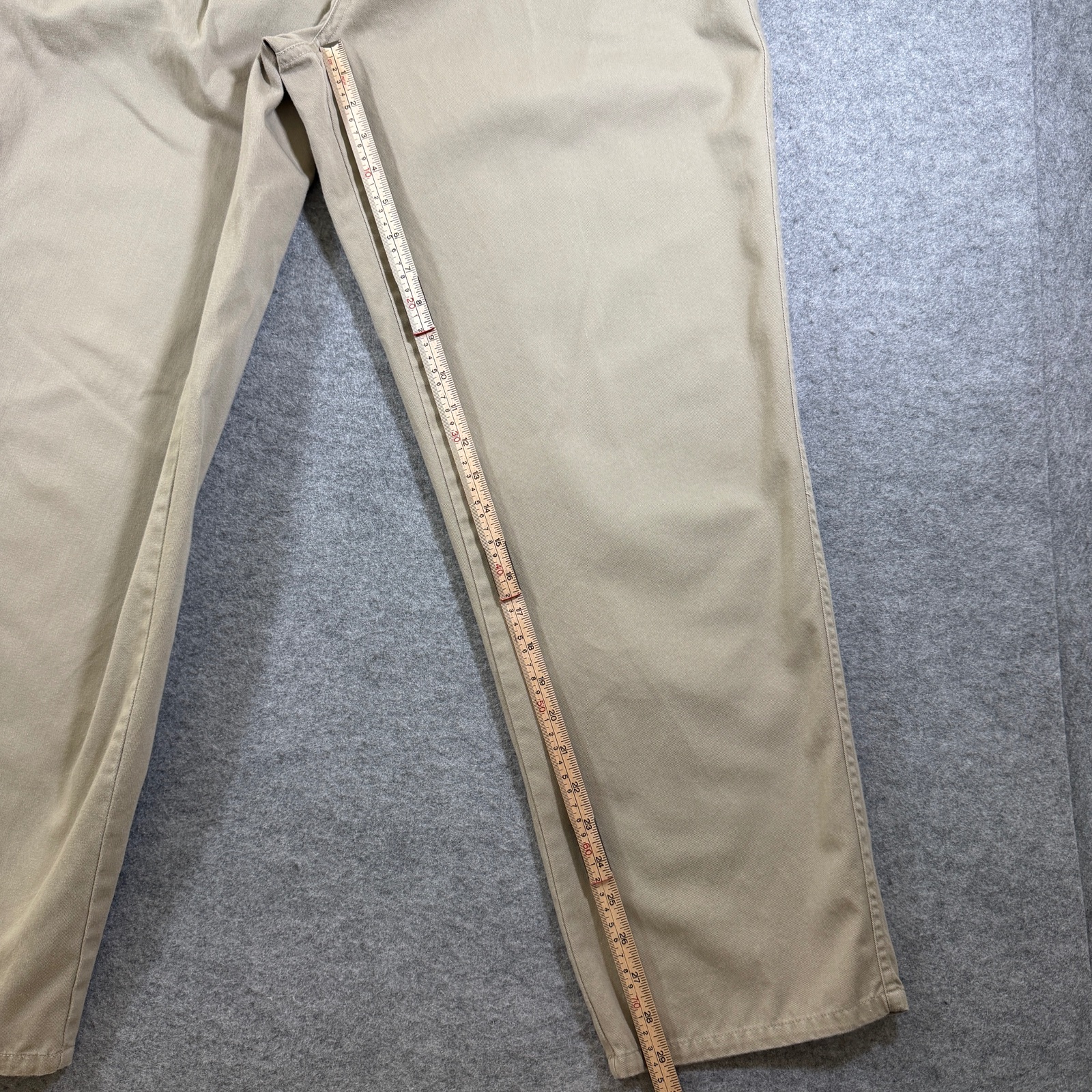 Woolrich Pants Mens 38x30 Khaki Pleated Front Cotton Chino Relaxed Fit Workwear thumbnail 7
