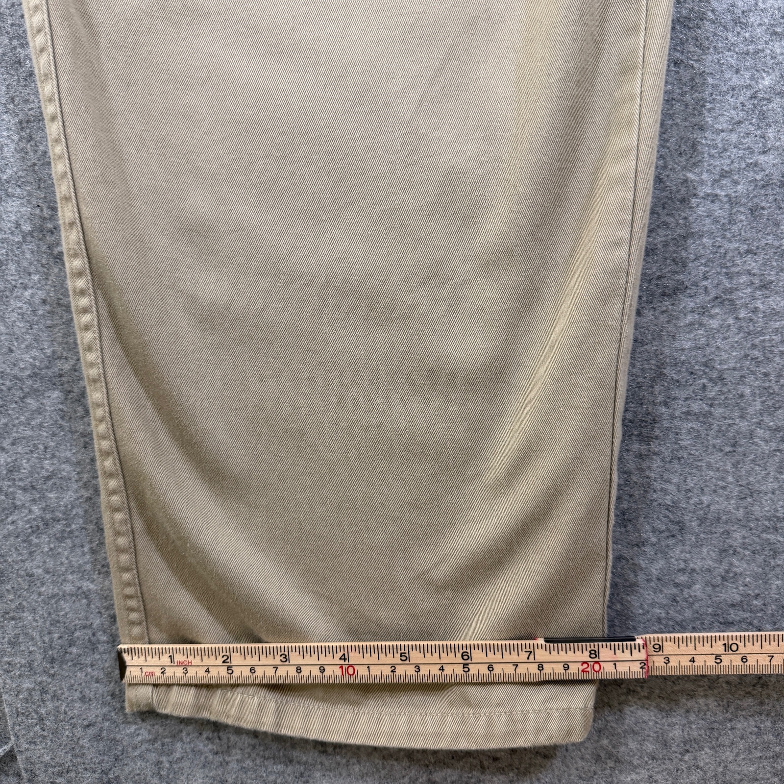 Woolrich Pants Mens 38x30 Khaki Pleated Front Cotton Chino Relaxed Fit Workwear thumbnail 9