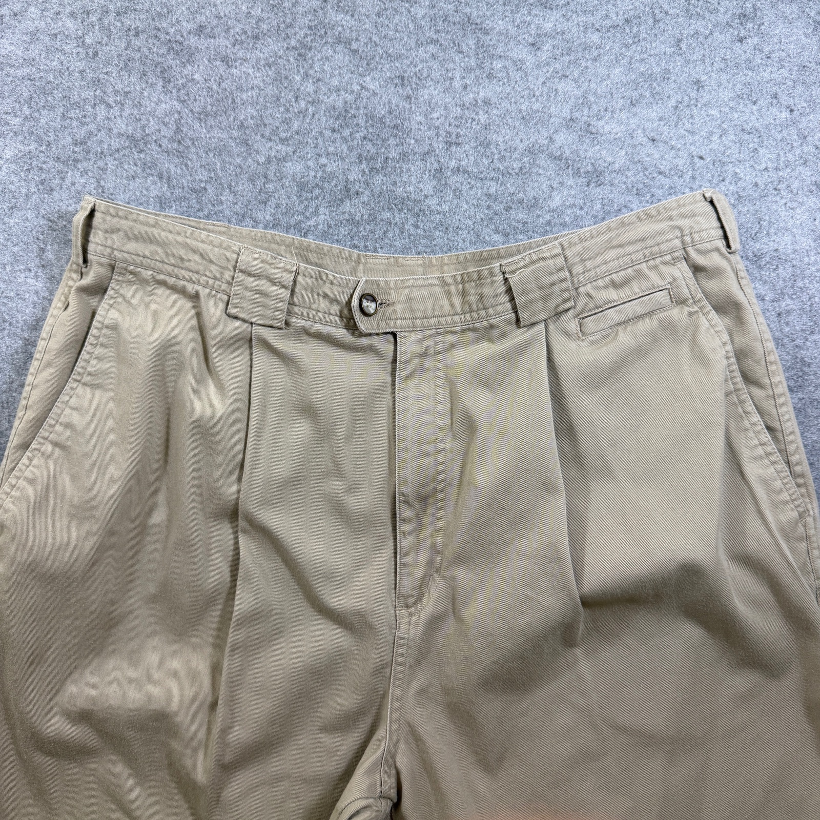 Woolrich Pants Mens 38x30 Khaki Pleated Front Cotton Chino Relaxed Fit Workwear thumbnail 10