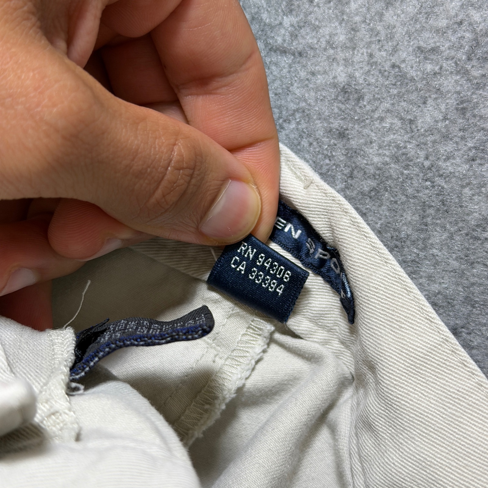 Vintage Ralph Lauren Sport Chino Shorts Mens 14 Khaki Pleated Front Pony Logo thumbnail 12
