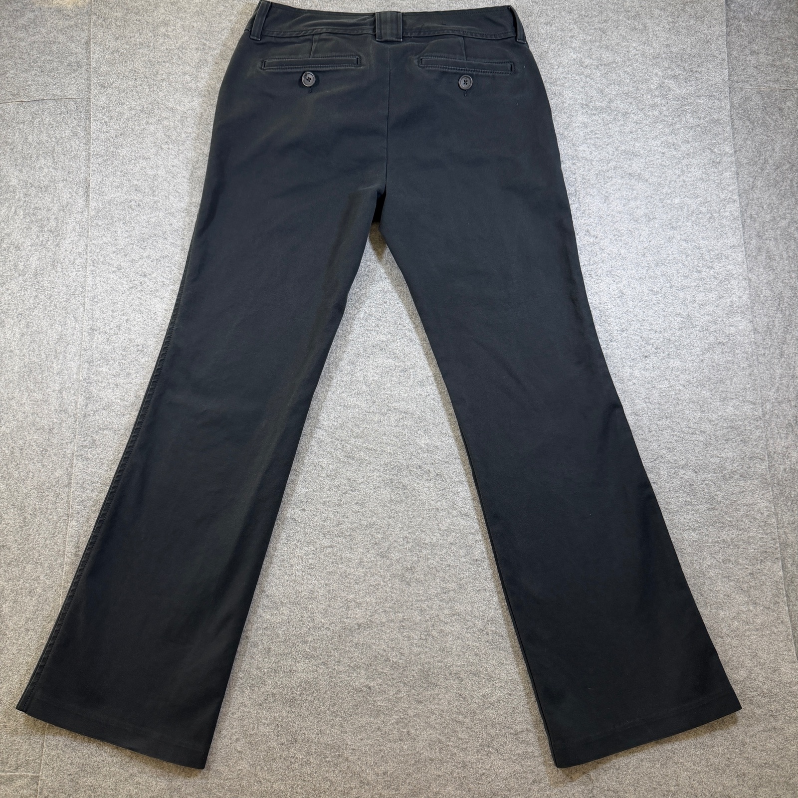 Banana Republic Martin Pants Womens 8 Black Slim Fit Stretch Cotton Trousers thumbnail 2