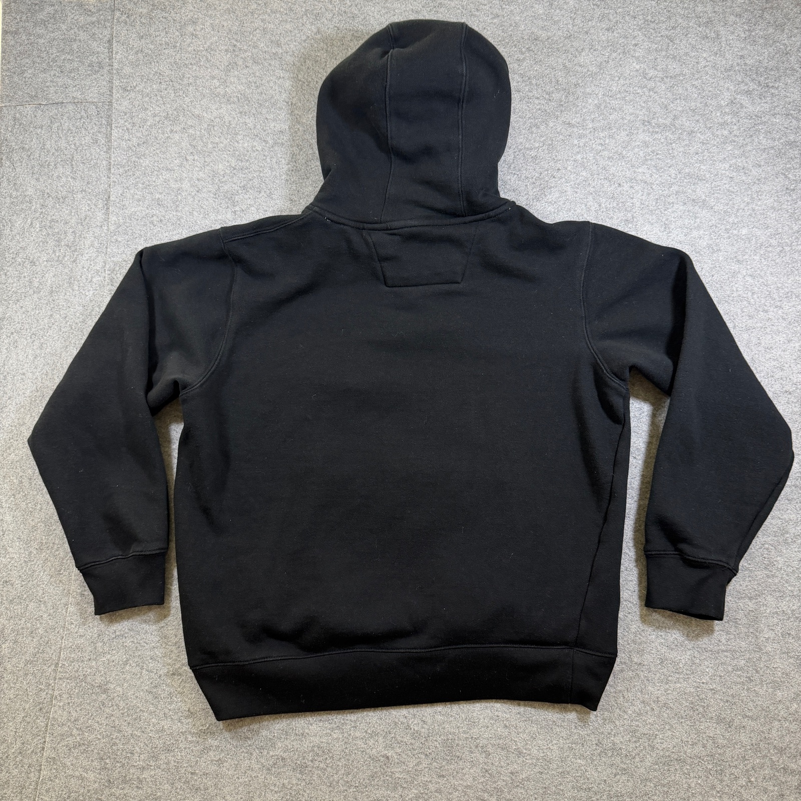 CAT Caterpillar Hoodie Mens M Black Heavyweight Fleece Workwear Embroidered Logo thumbnail 2