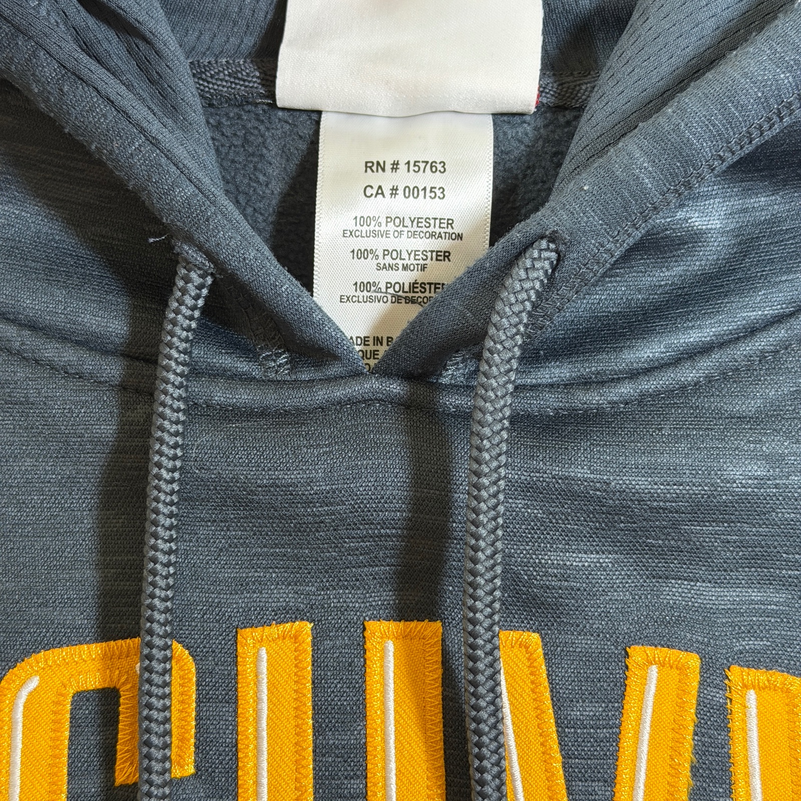 Champion Nashville Predators Hoodie Mens XL Heather Gray NHL Fleece Pullover thumbnail 5