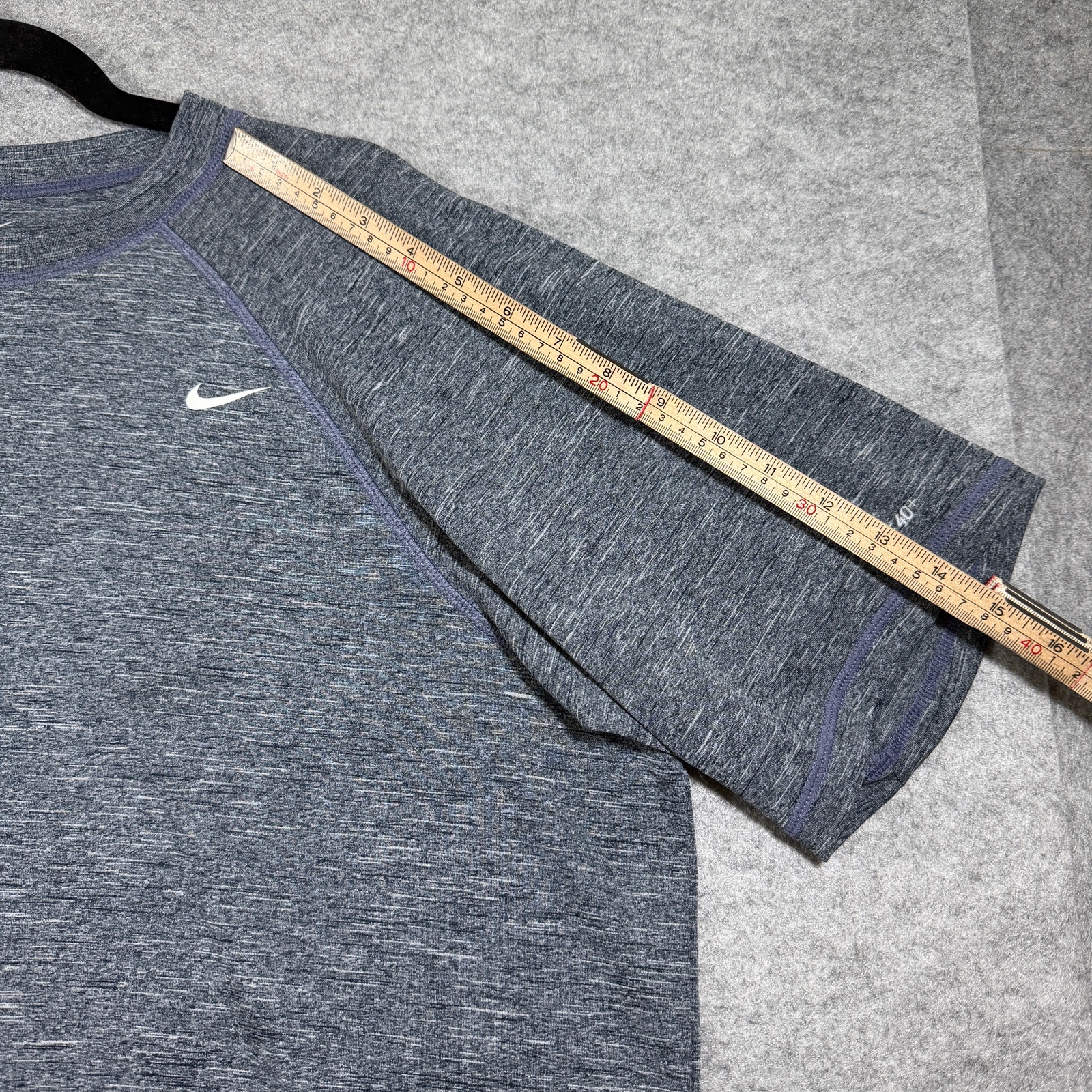 Nike Dri-FIT UPF 40+ T Shirt Mens XL Heather Gray Performance Athletic Training thumbnail 8