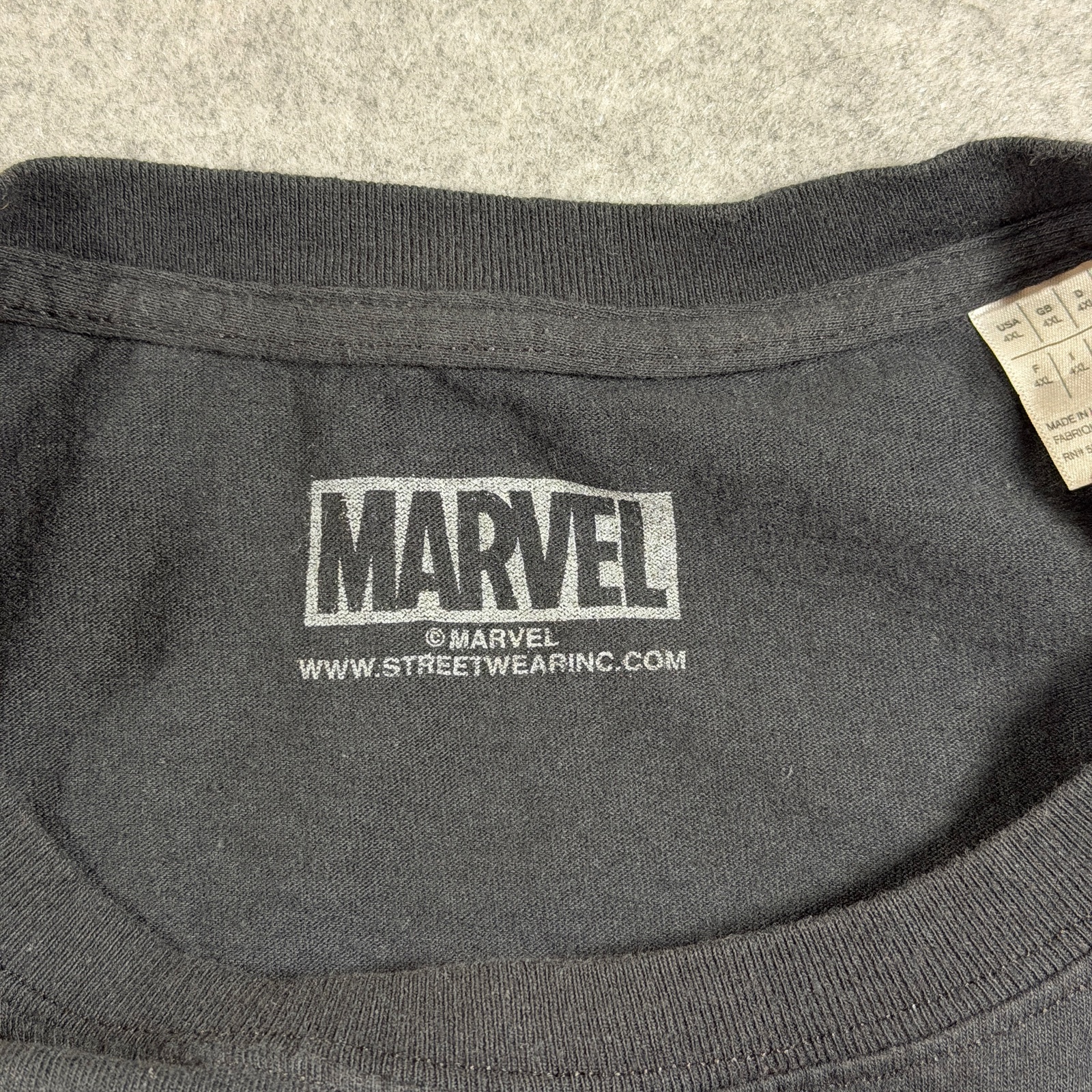 Marvel Venom T Shirt Mens 4XL Black Graphic Print Crew Neck Cotton Comic thumbnail 3