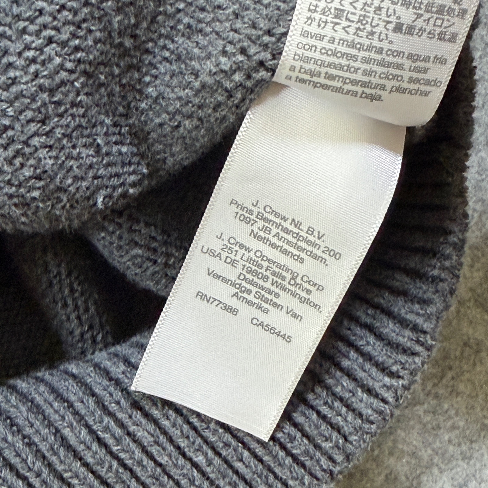Madewell QUALITY Turtleneck Sweater Womens S Gray Heavyweight Cotton Ribbed Knit thumbnail 8