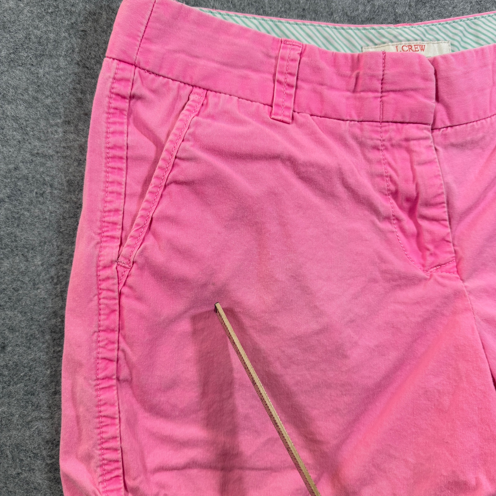 J.Crew Broken-In Chino Shorts Womens 4 Pink 100% Cotton Casual Preppy Summer thumbnail 4