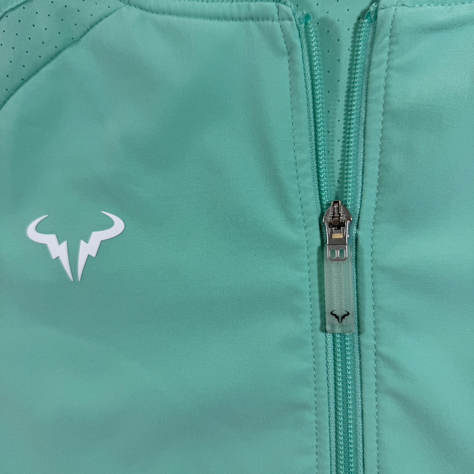 Nike Court Rafa Nadal Tennis Jacket Mens XL Mint Green Full Zip Dri-Fit Training thumbnail 4