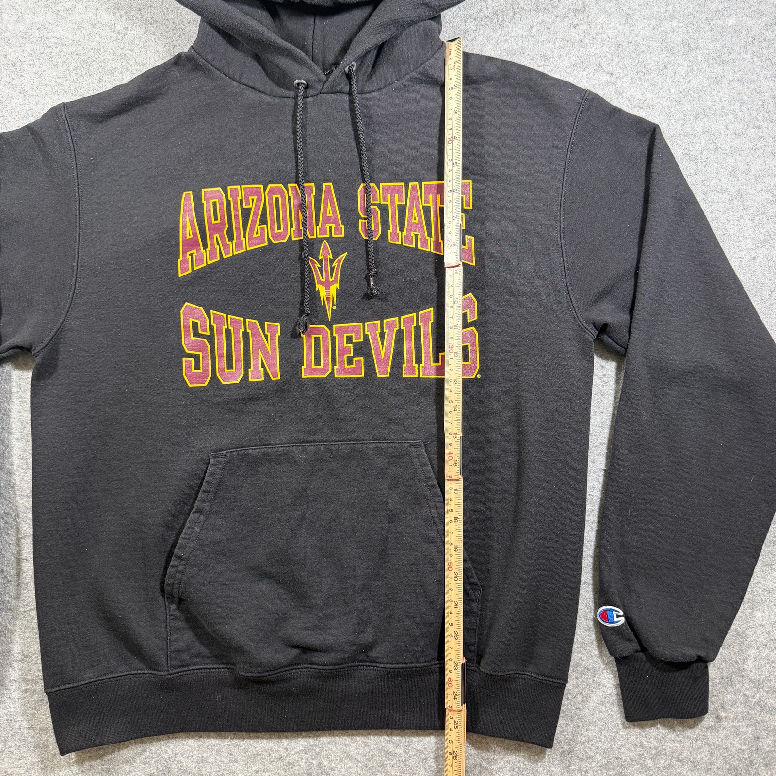 Champion Hoodie Mens M Black Arizona State Sun Devils Graphic NCAA Fleece thumbnail 6
