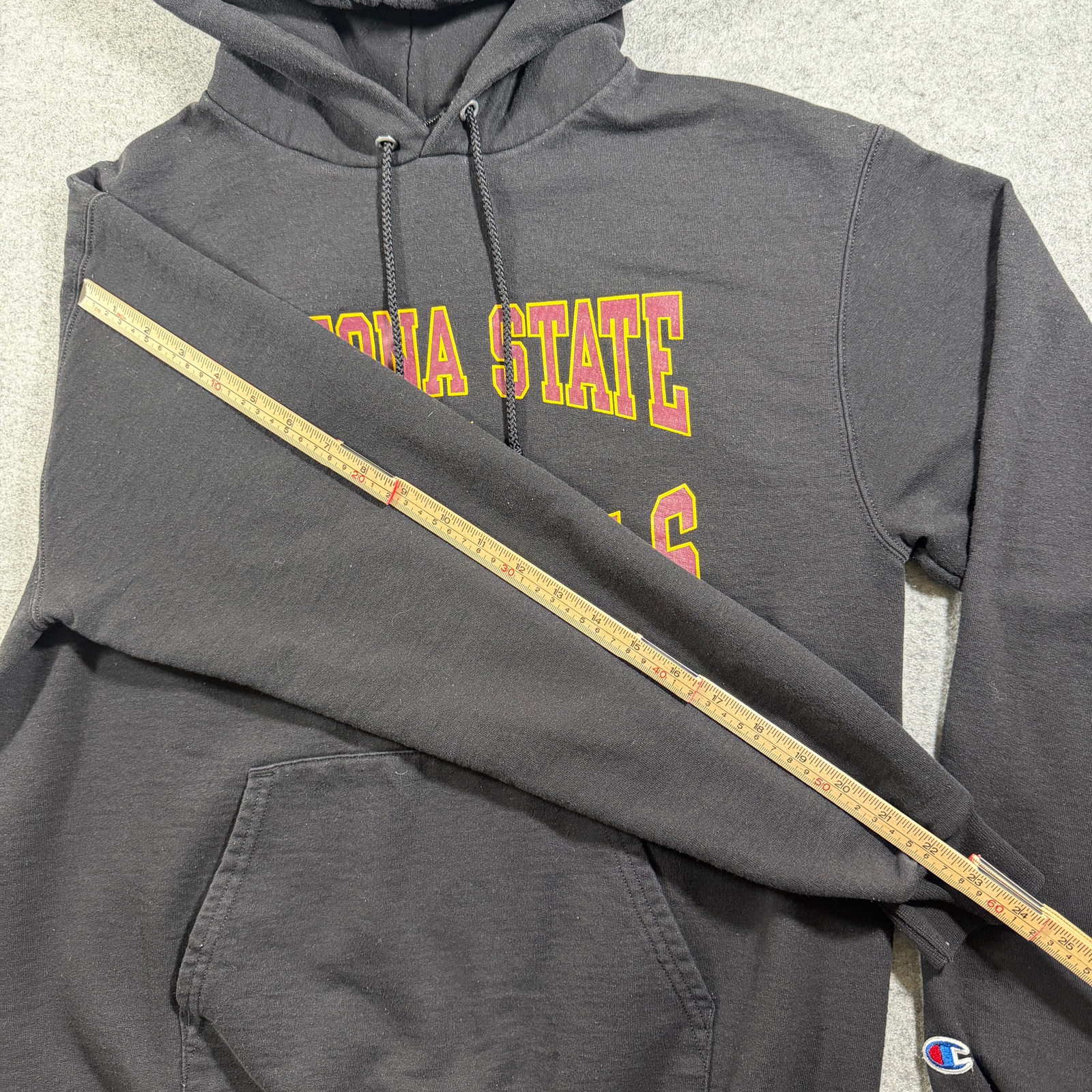 Champion Hoodie Mens M Black Arizona State Sun Devils Graphic NCAA Fleece thumbnail 8