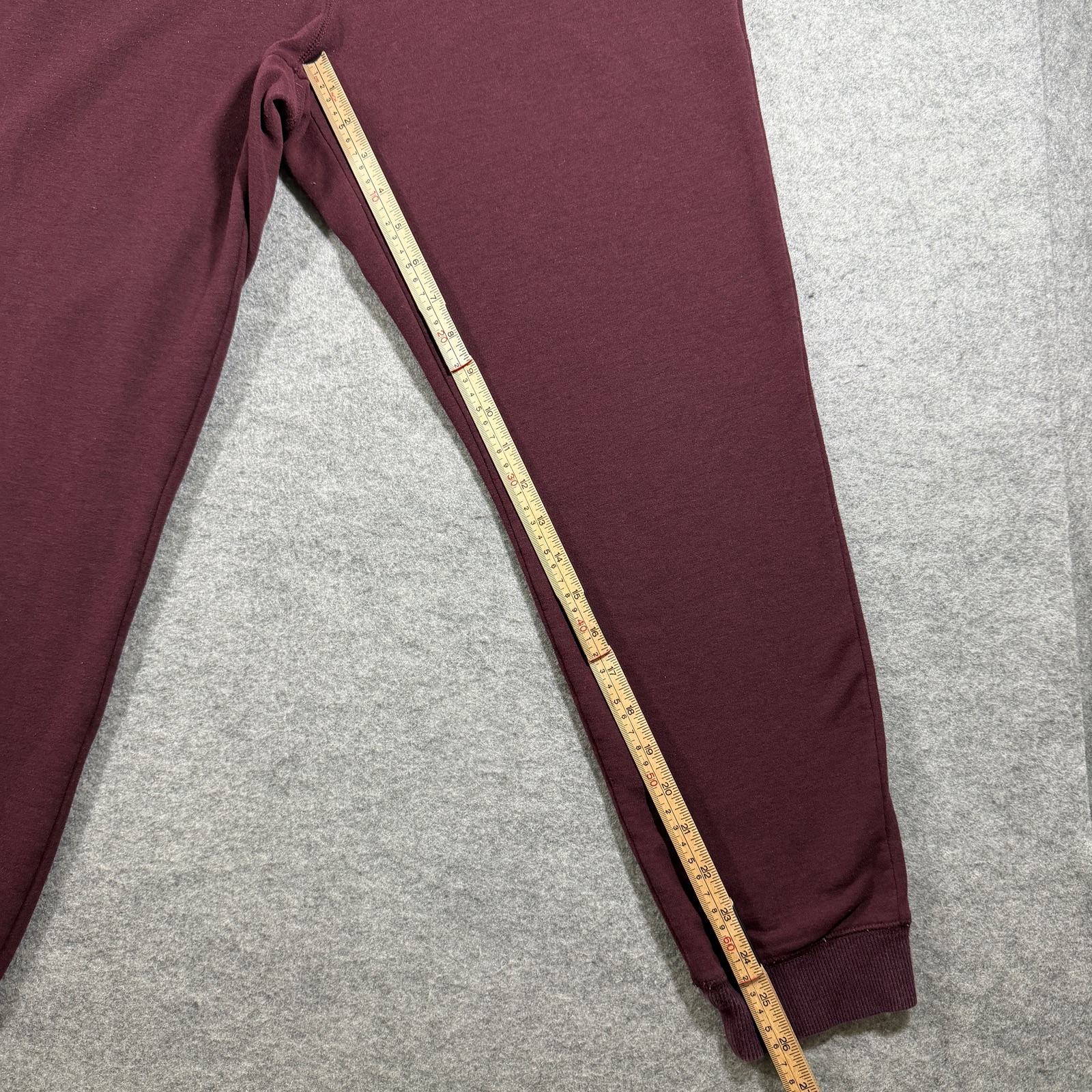 L.L.Bean Joggers Womens M Regular Burgundy Stretch Elastic Waist Casual Pants thumbnail 7