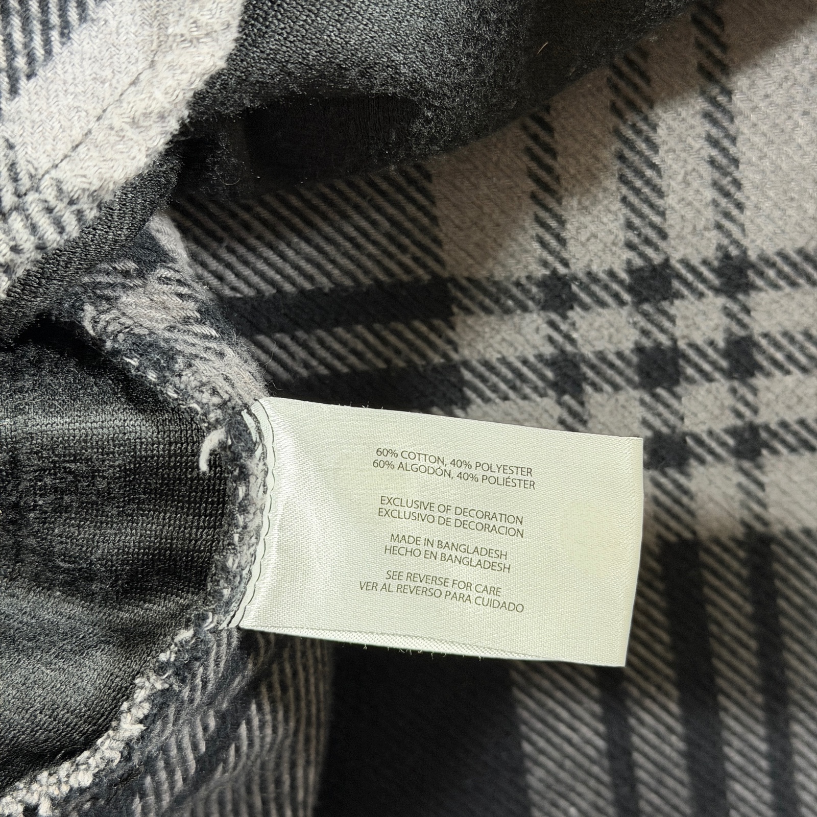 Orvis Heavyweight Flannel Shirt Mens L Gray Black Button Up 4 Pocket Outdoor thumbnail 10