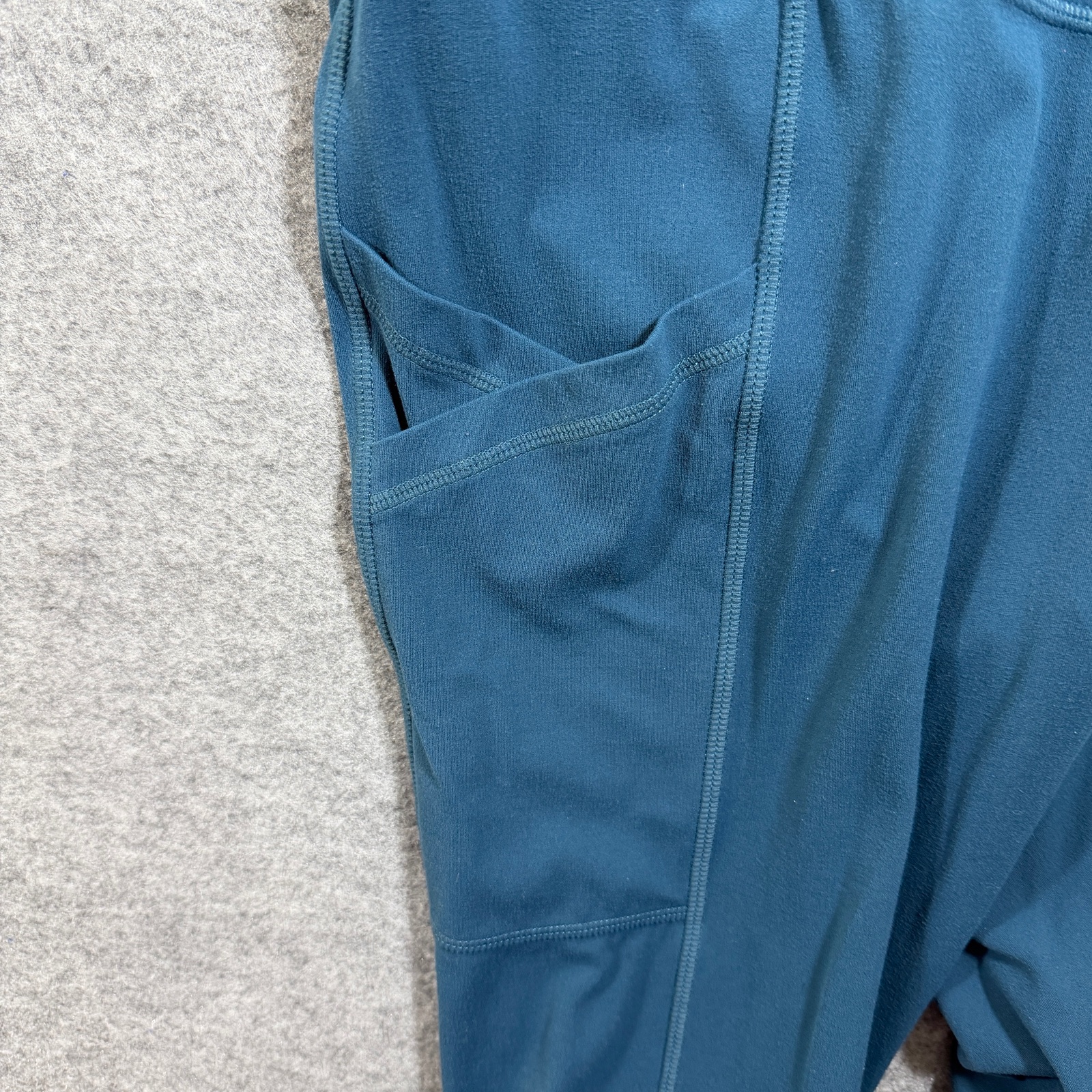 prAna Leggings Womens M Teal Blue High Waist Slim Fit Athletic Yoga Workout thumbnail 12