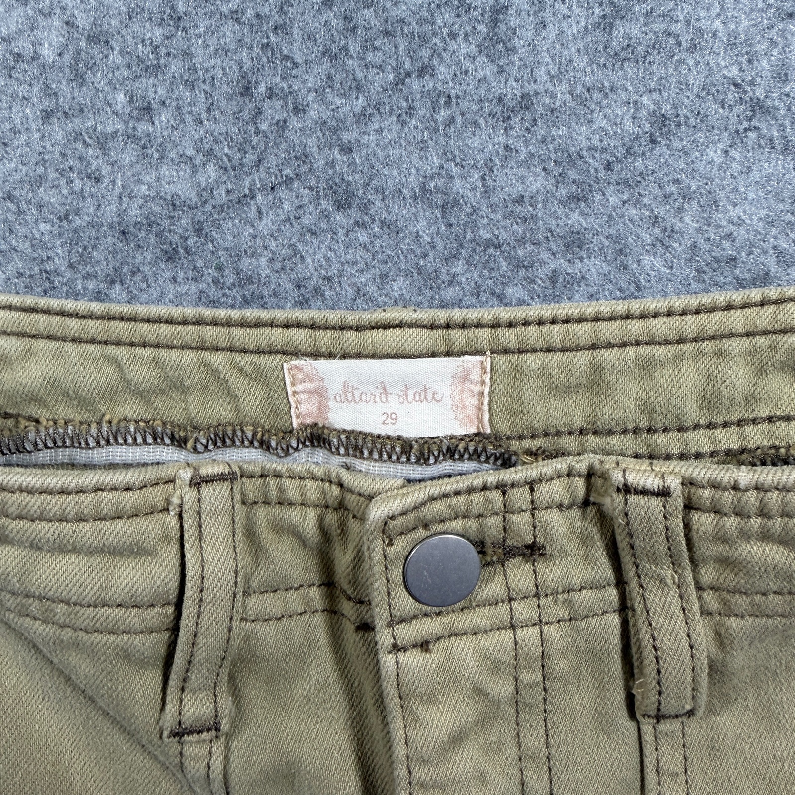 Altar'd State Cargo Pants Womens 29 Khaki Tan Cotton Relaxed Fit Utility Casual thumbnail 5