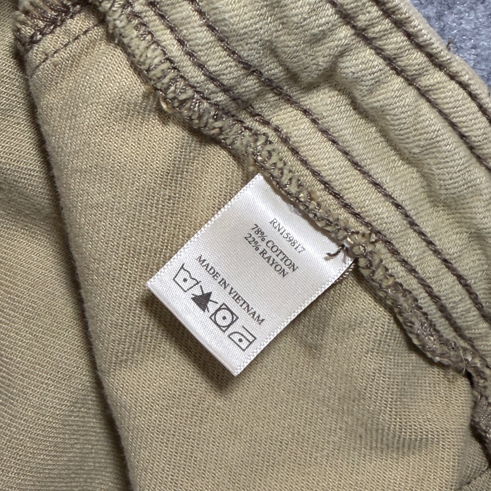 Altar'd State Cargo Pants Womens 29 Khaki Tan Cotton Relaxed Fit Utility Casual thumbnail 6