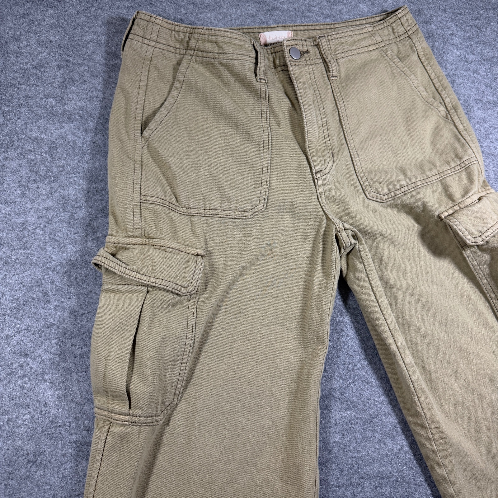 Altar'd State Cargo Pants Womens 29 Khaki Tan Cotton Relaxed Fit Utility Casual thumbnail 10