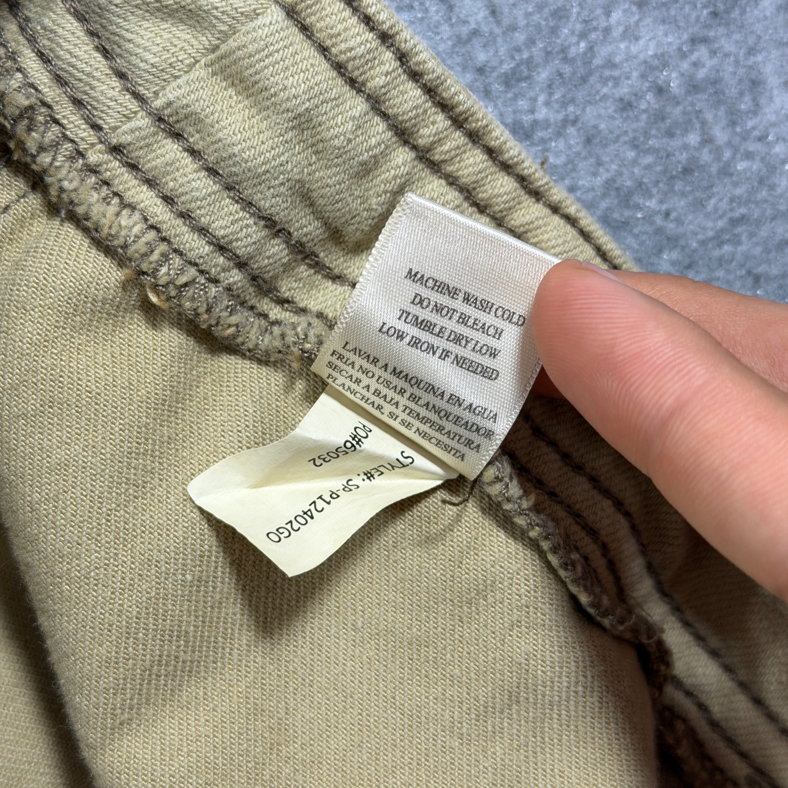 Altar'd State Cargo Pants Womens 29 Khaki Tan Cotton Relaxed Fit Utility Casual thumbnail 13