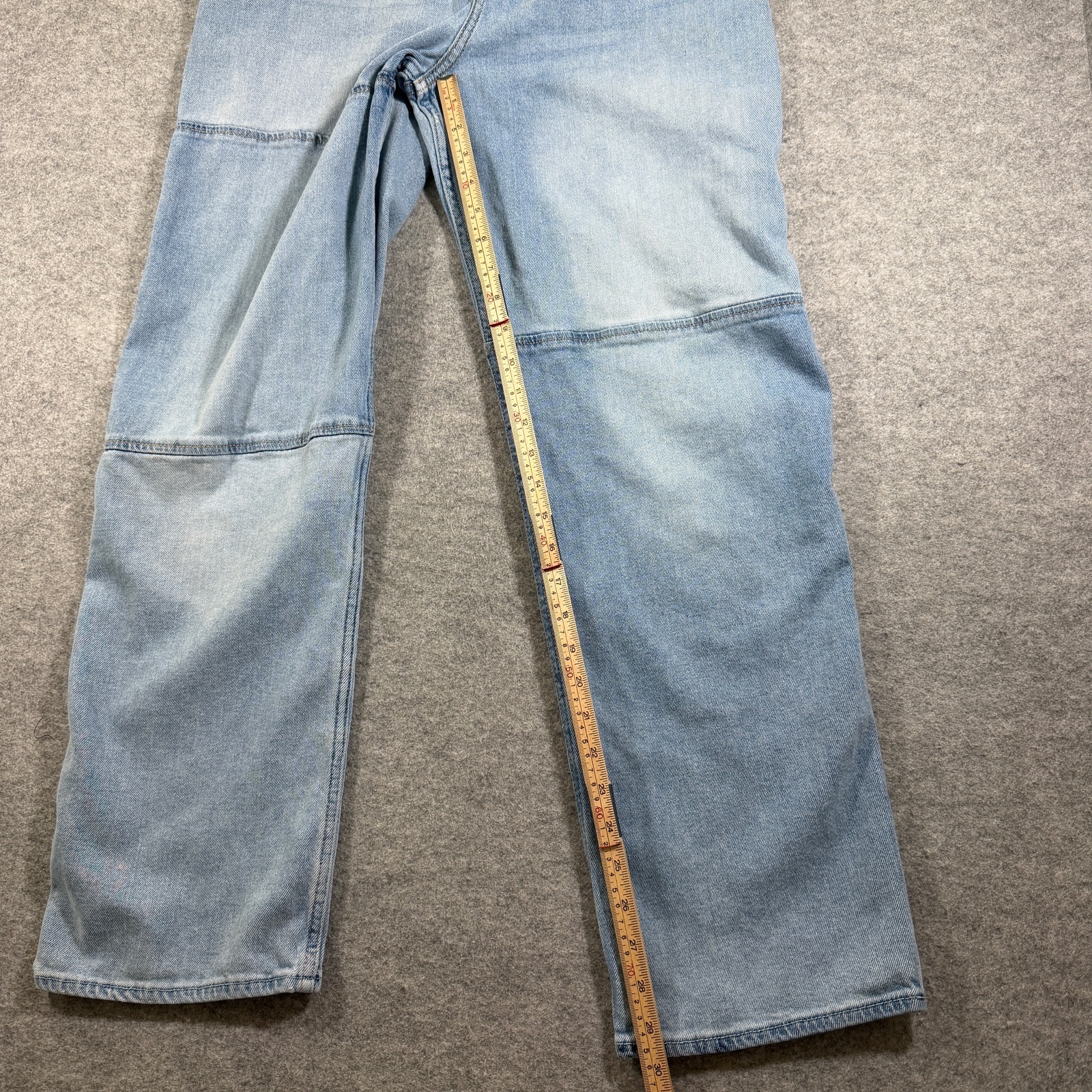 Hollister Curvy Ultra High Rise Dad Jeans Womens 7R (28x31) Light Wash Stretch thumbnail 6