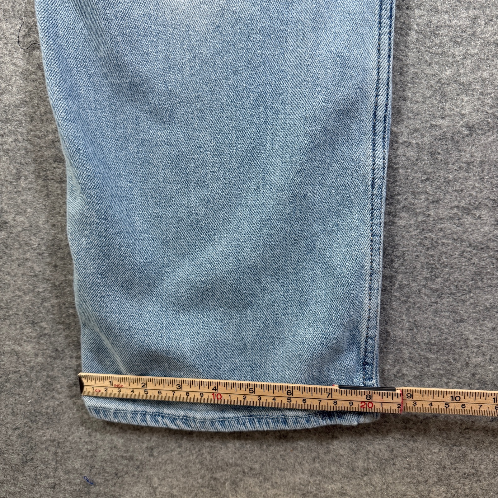 Hollister Curvy Ultra High Rise Dad Jeans Womens 7R (28x31) Light Wash Stretch thumbnail 8