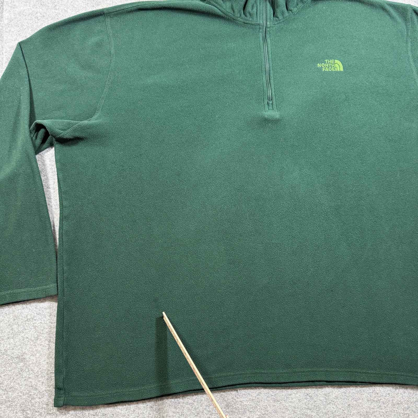 The North Face TKA 100 Polartec Fleece 1/4 Zip Mens XXL Green Hiking Outdoor thumbnail 4