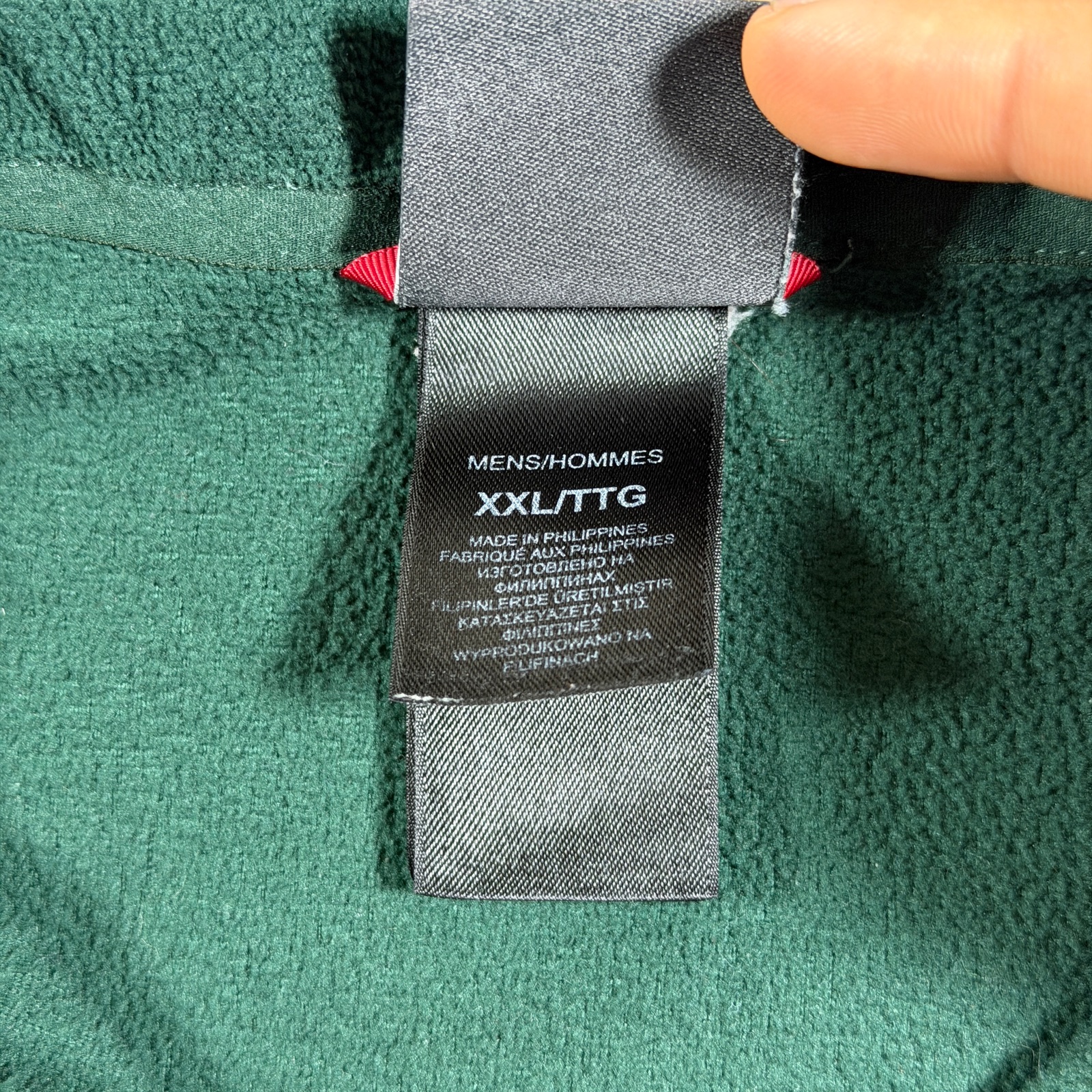 The North Face TKA 100 Polartec Fleece 1/4 Zip Mens XXL Green Hiking Outdoor thumbnail 5