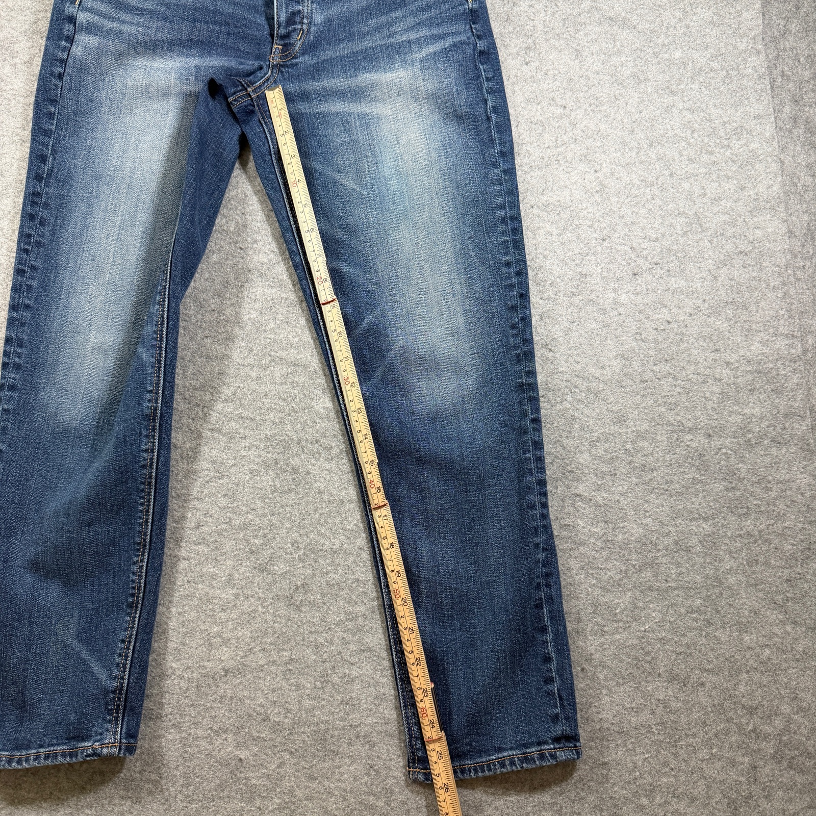American Eagle Vintage Hi-Rise Jeans Womens 6 Blue Denim Stretch Button Fly thumbnail 7