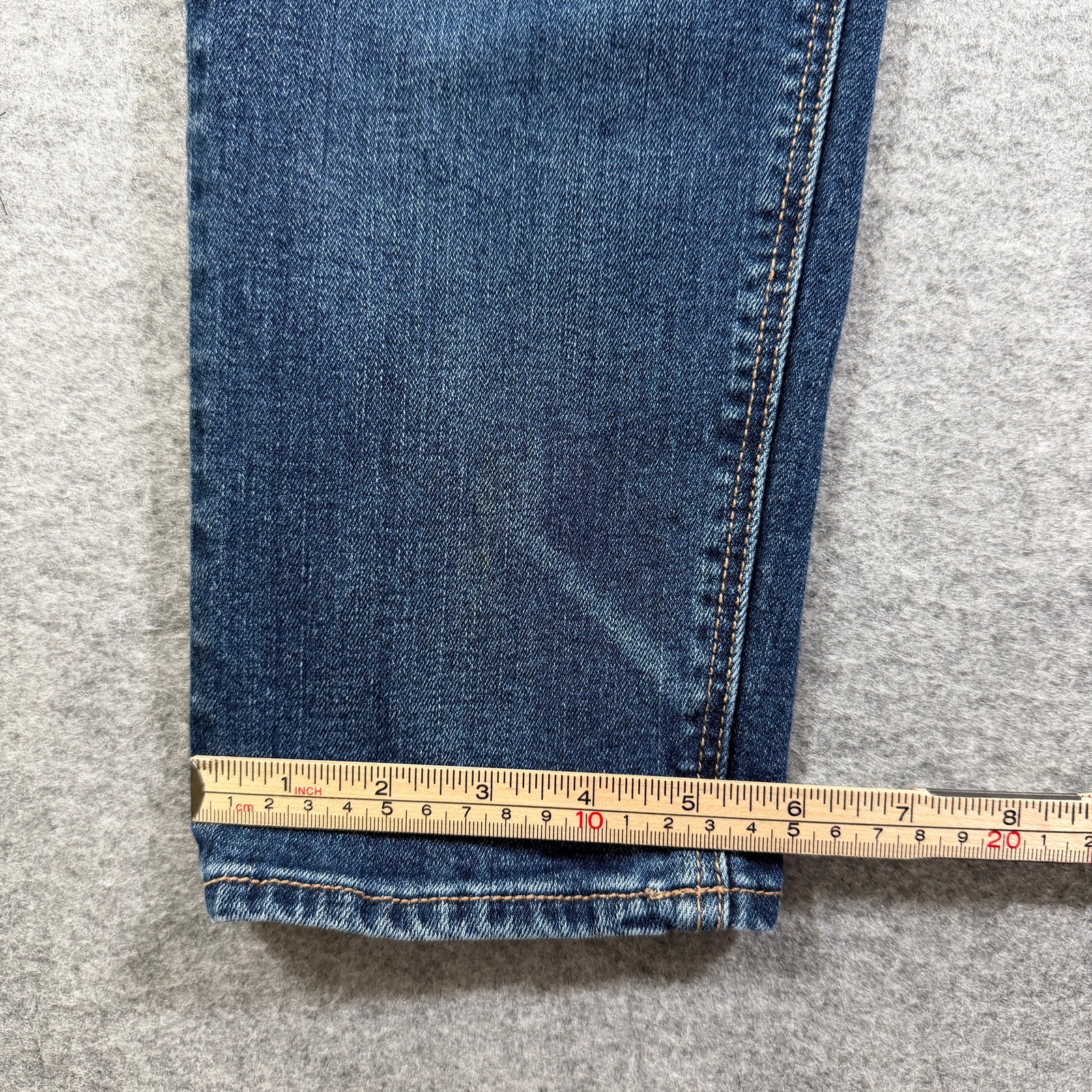 American Eagle Vintage Hi-Rise Jeans Womens 6 Blue Denim Stretch Button Fly thumbnail 9